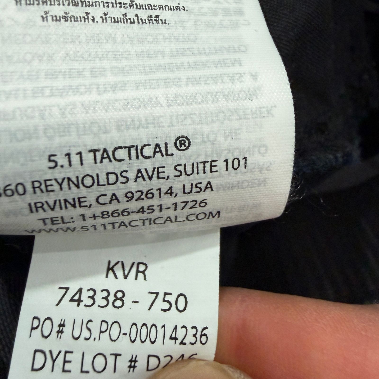 5.11 5.11 Tactical Twill PDU Class A Pants Men's 42 (Fits 42x30) Size US 42 / EU 58 - 7 Thumbnail