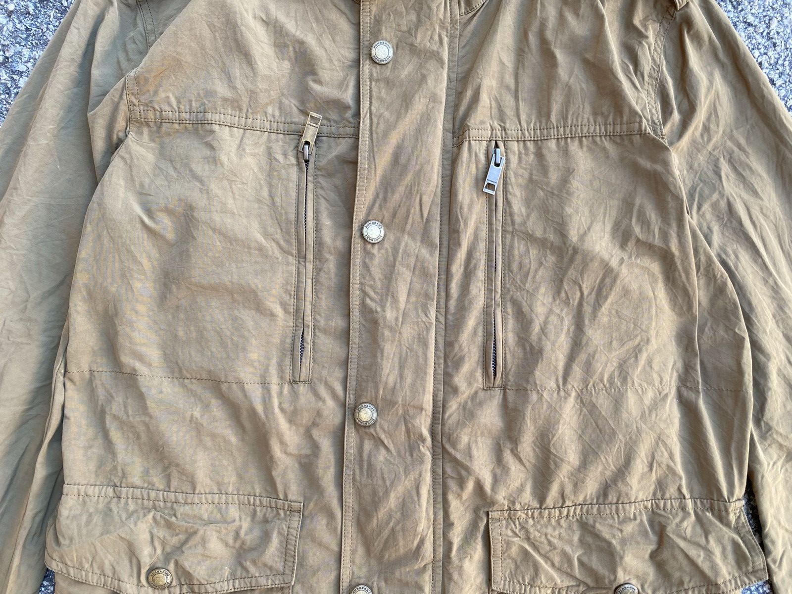 Burberry Burberry Vintage Military Jacket with Packable Hoodie Size US L / EU 52-54 / 3 - 3 Thumbnail