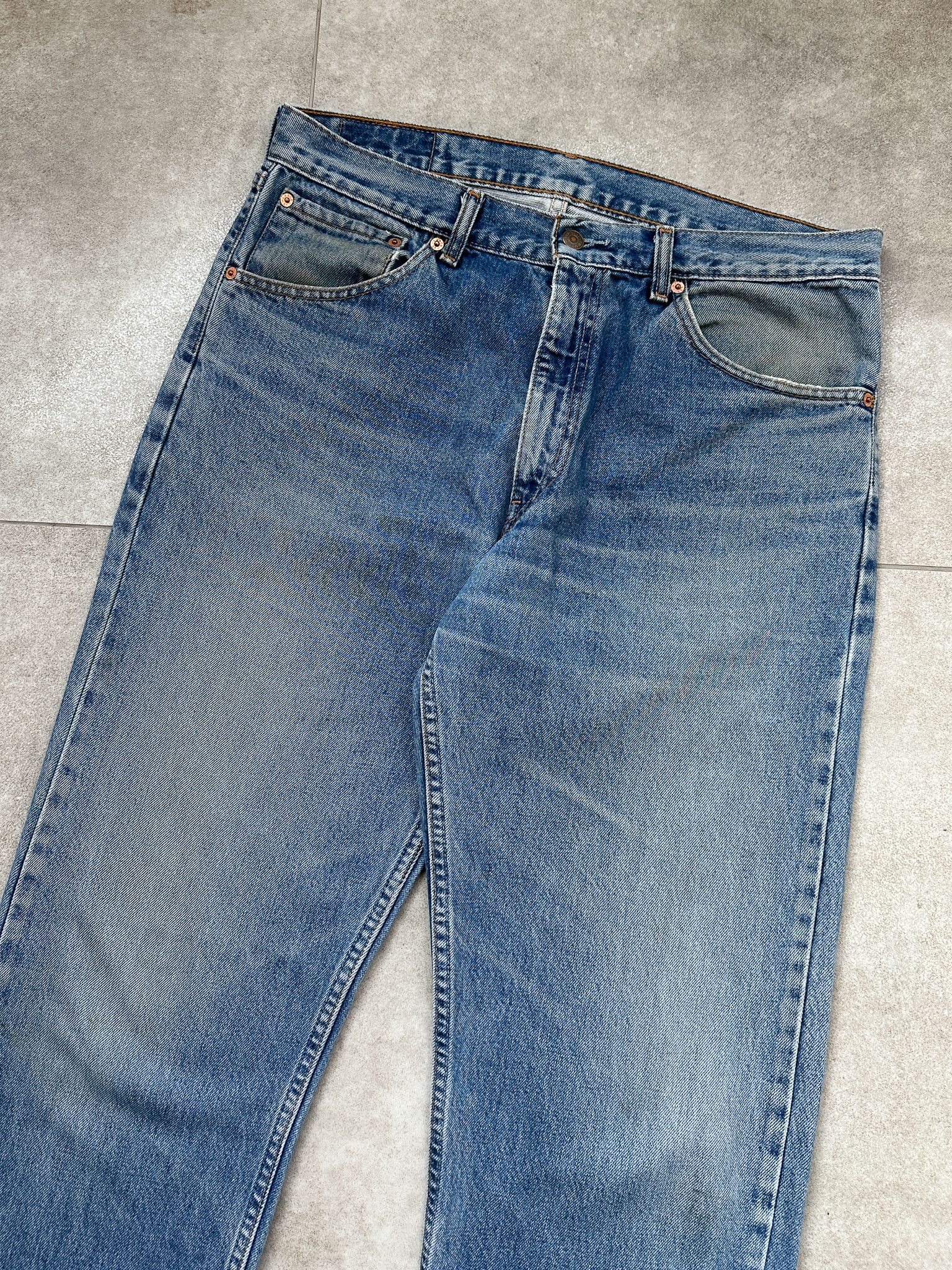 Levi's Levi's 521 Blue Denim Jeans Size US 36 / EU 52 - 3 Thumbnail