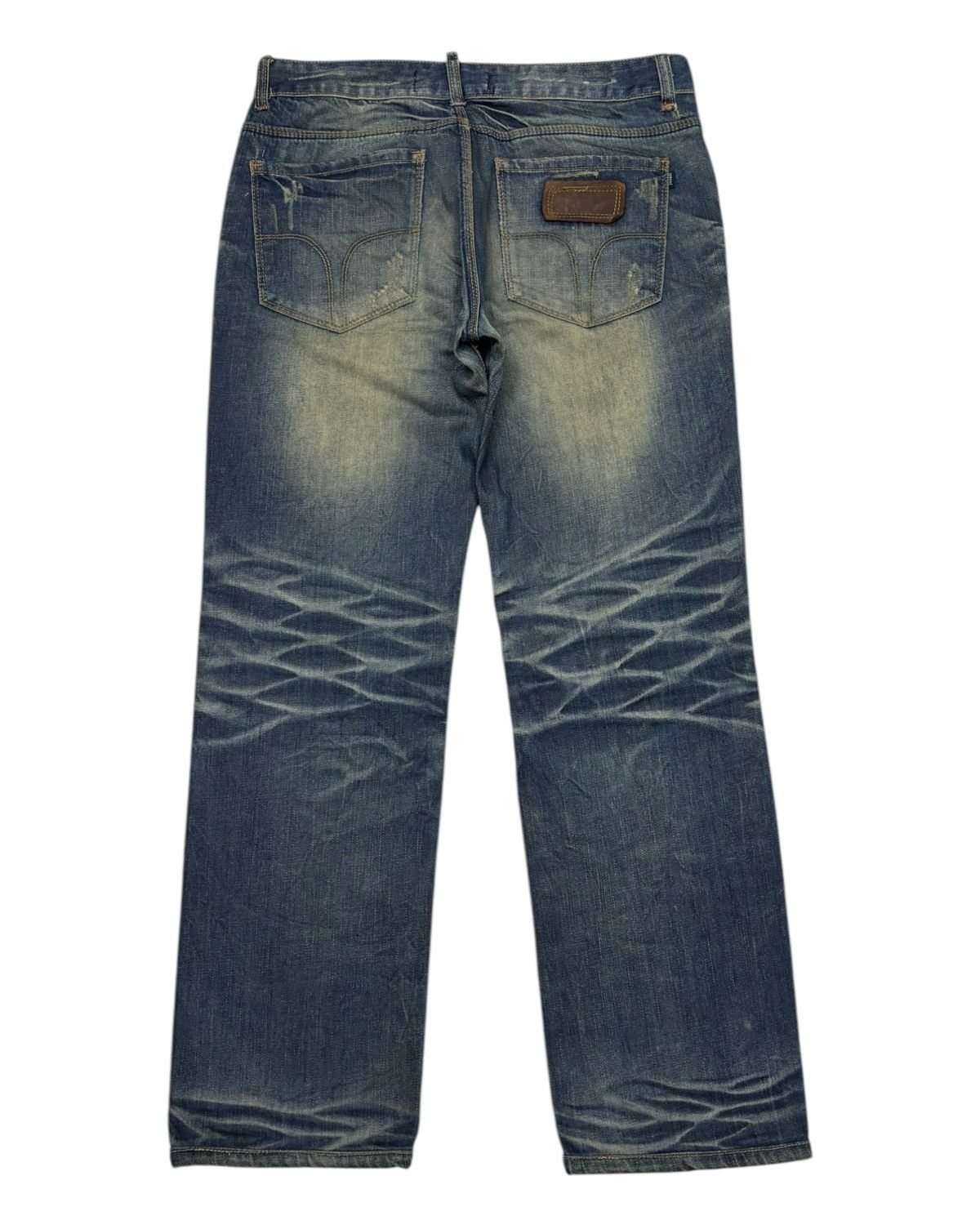 Hysteric Glamour × Junya Watanabe Vintage Clawmark Denim Junya Watanabe Style Lgb Baggy Jeans Size US 32 / EU 48 - 8 Thumbnail