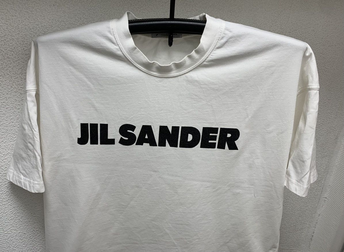 Japanese Brand × Jil Sander Jil Sander big logo white t-shirt L-Xl oversize t-shirt japa Size US L / EU 52-54 / 3 - 7 Thumbnail