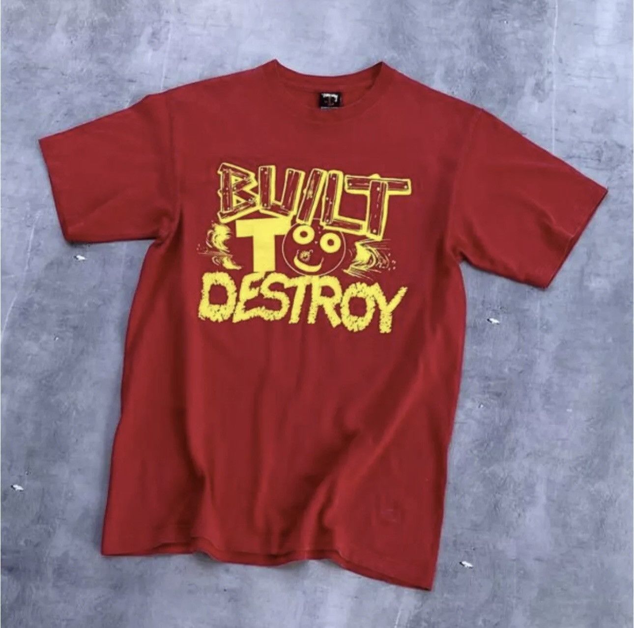 Stussy × Vintage Vintage T Shirt Stussy Eric Elms Built Destroy Size US L / EU 52-54 / 3 - 8 Thumbnail