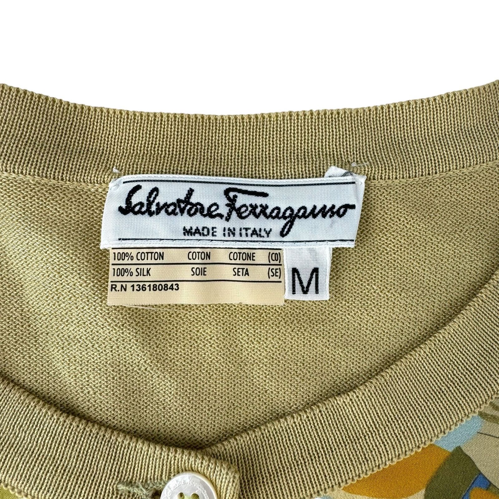 Salvatore Ferragamo Ferragamo Silk Cardigan Size M / US 6-8 / IT 42-44 - 7 Thumbnail