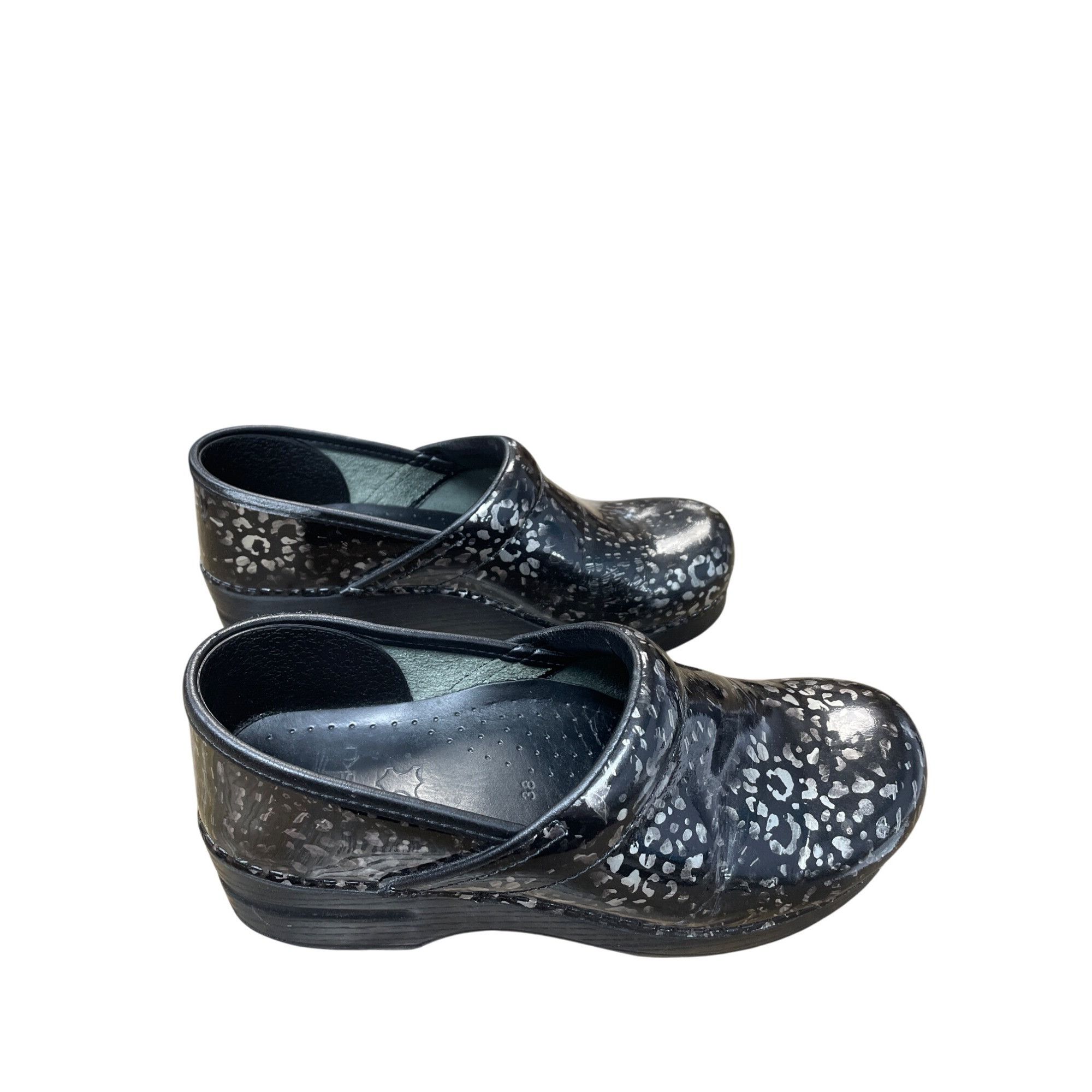 Dansko Dansko Womens black gray Professional Clogs Mules nursing sh Size US 8 / IT 38 - 4 Thumbnail