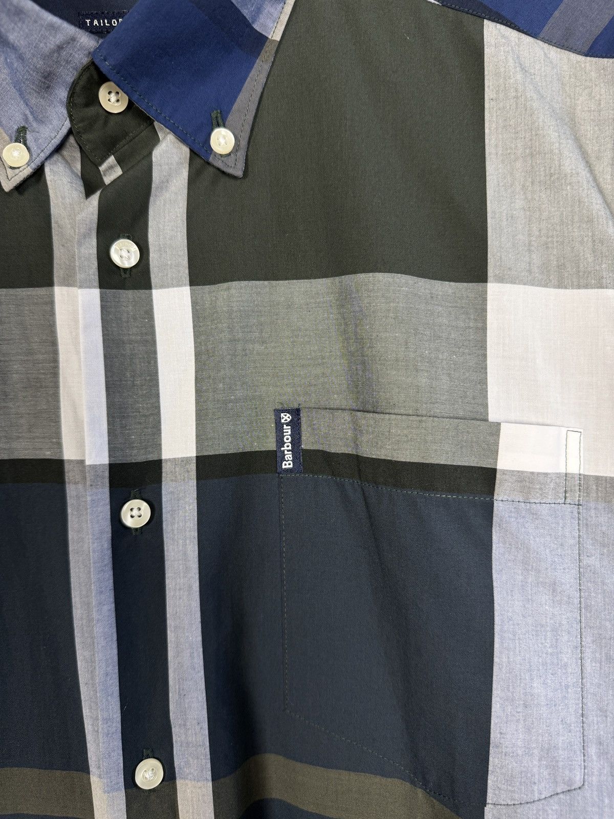 Barbour Barbour Tartan 12 Tailored Long Sleeve Shirt Button Up Sz M Size US M / EU 48-50 / 2 - 6 Thumbnail
