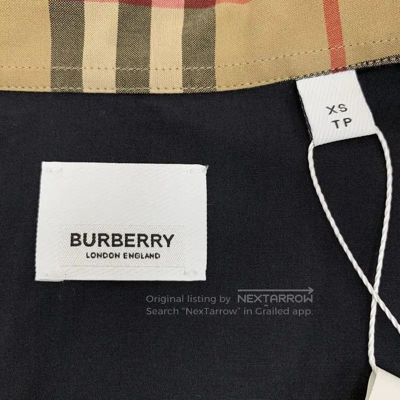 Burberry Burberry Women's Black Cotton Long Sleeve Shirt. Size XS / US 0-2 / IT 36-38 - 5 Thumbnail