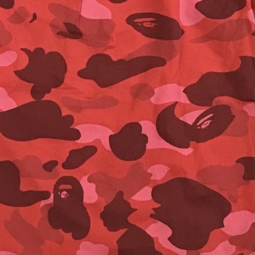Bape BAPE Red camo short sleeve shirt pharrell camo APE NIGO Size M / US 6-8 / IT 42-44 - 2 Thumbnail