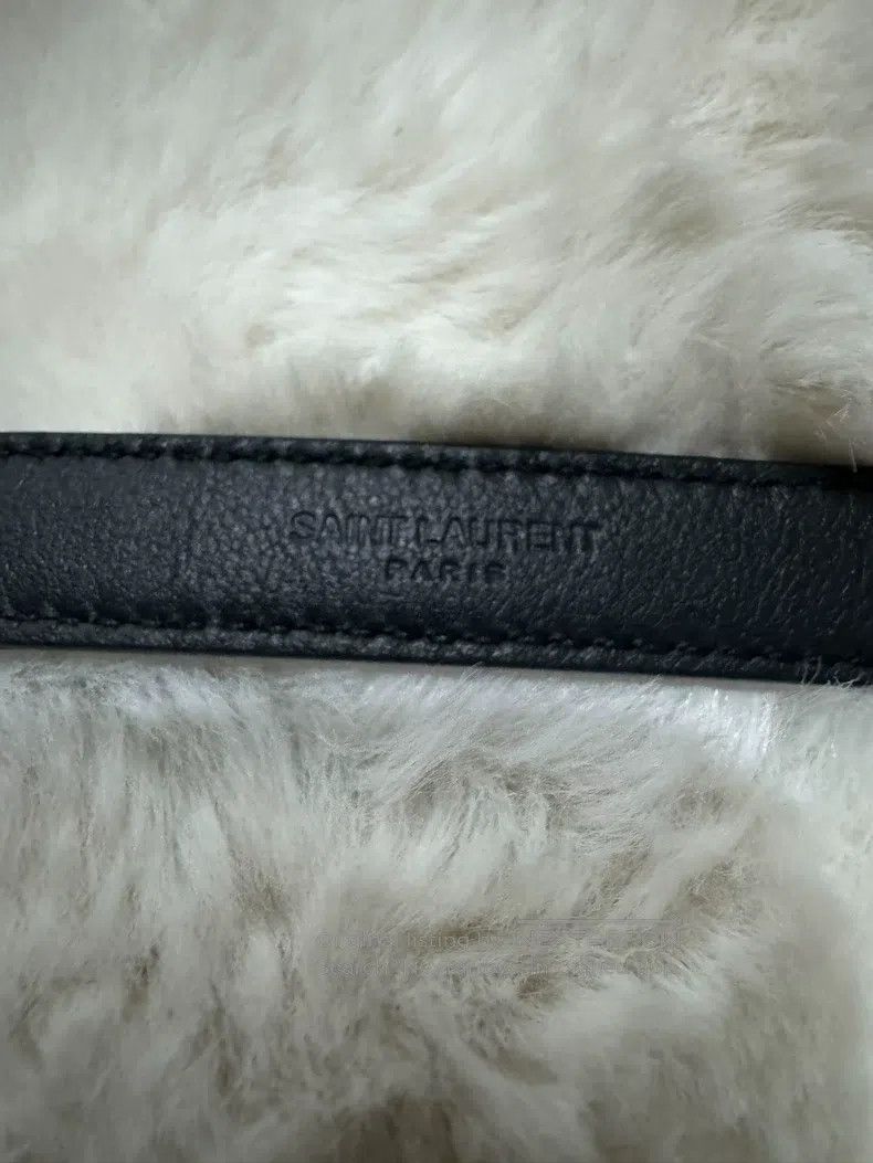 Saint Laurent Paris Saint Laurent Paris size 95 Black silver belt Size ONE SIZE - 6 Thumbnail