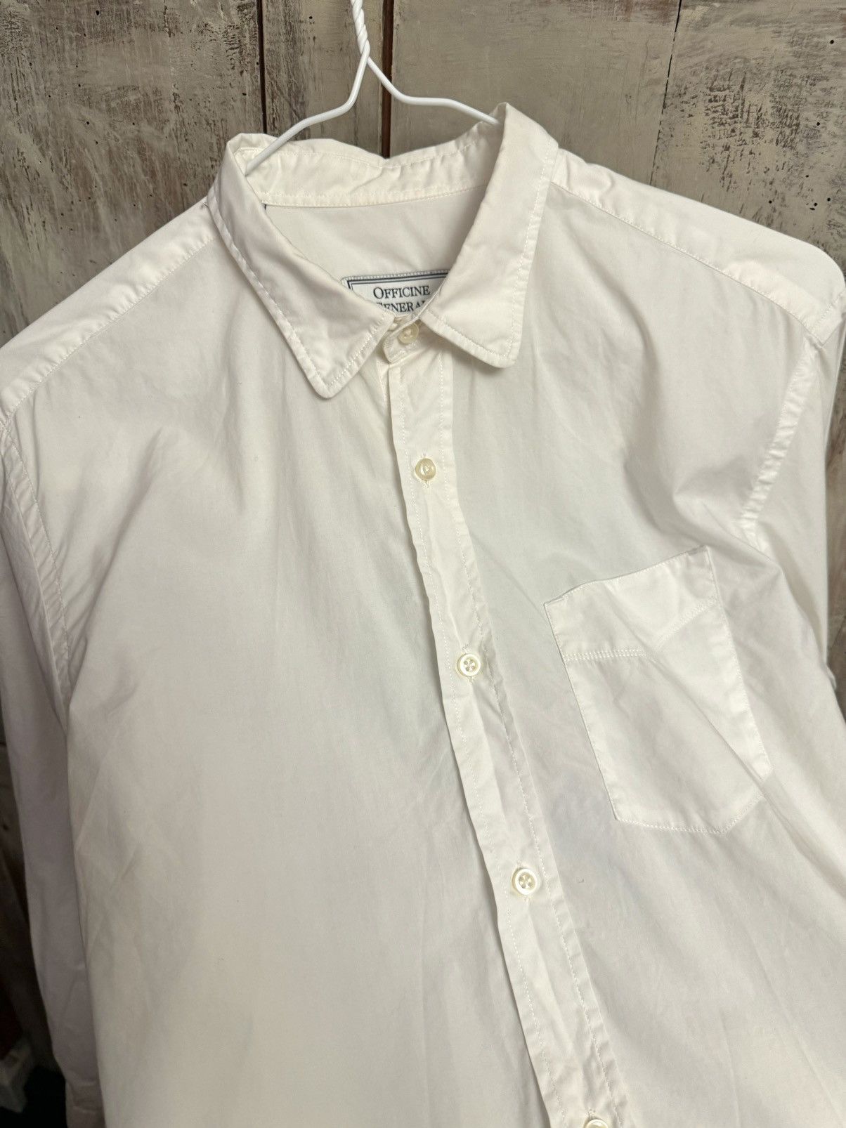 Officine Generale officine générale white shirt S Size US S / EU 44-46 / 1 - 5 Thumbnail