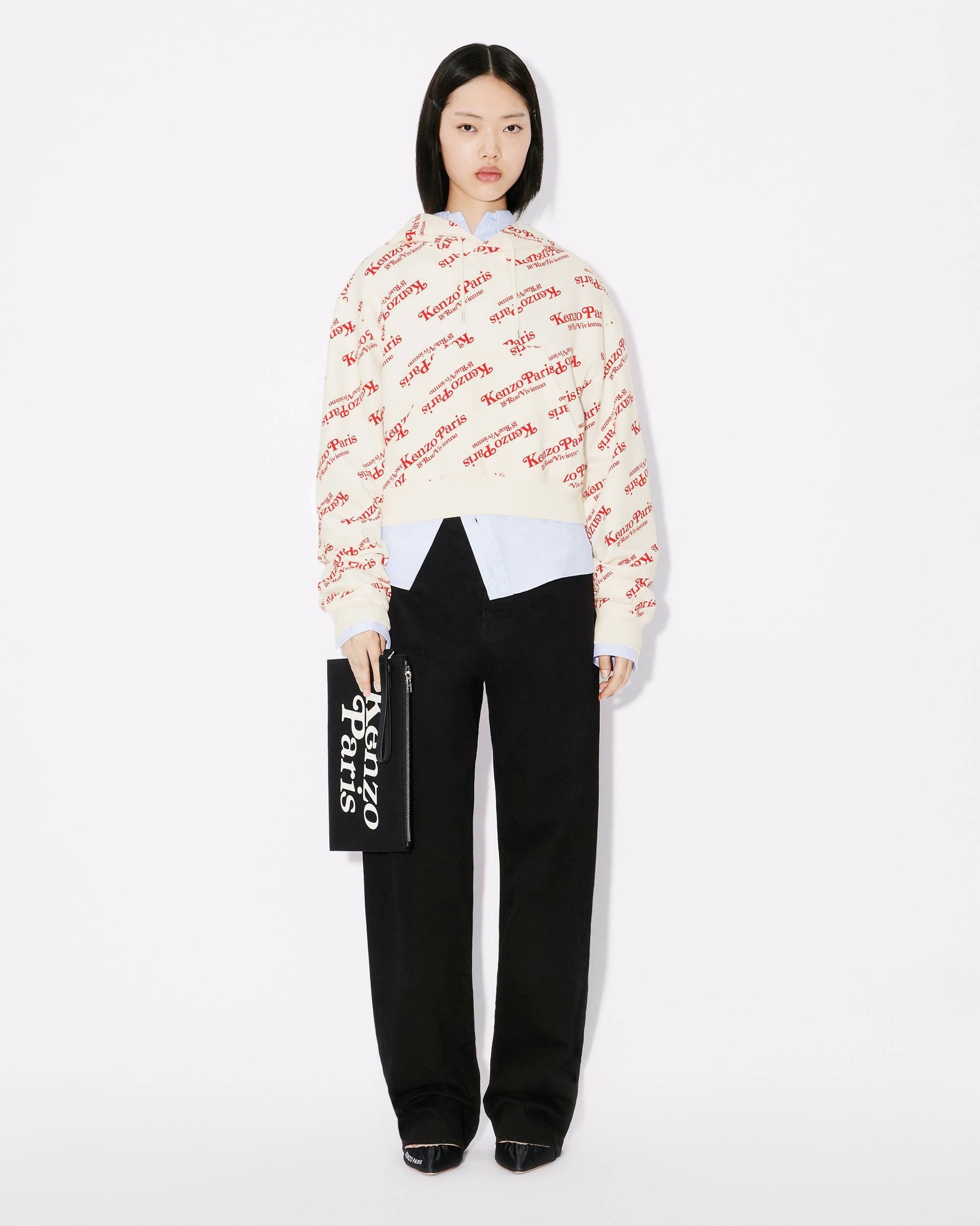 Kenzo o1y1025 Hoodie in White/Red Size XS / US 0-2 / IT 36-38 - 5 Thumbnail