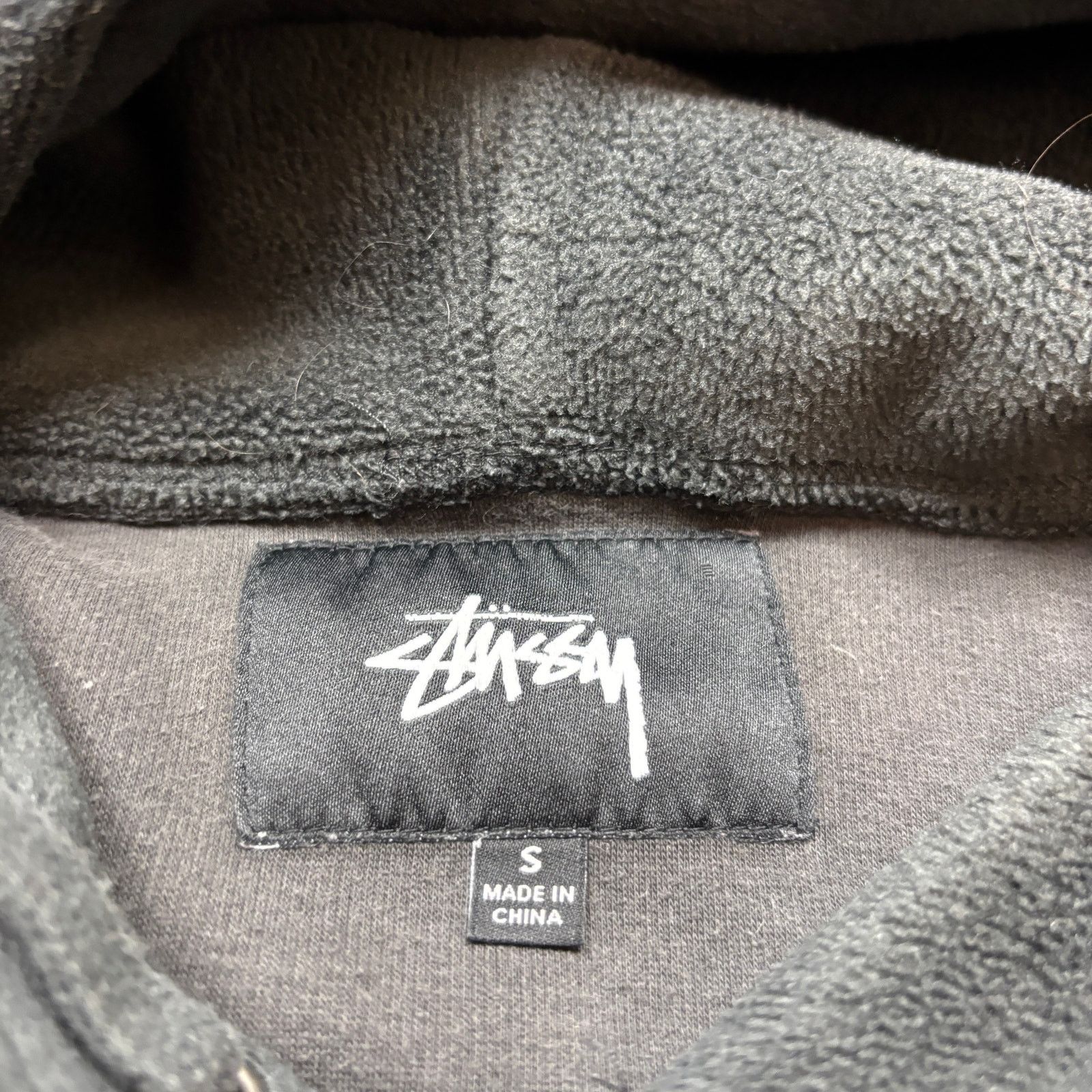 Stussy Stussy Embroidered Pile Fleece Hoodie Men's Small Streetwear Size US S / EU 44-46 / 1 - 4 Thumbnail