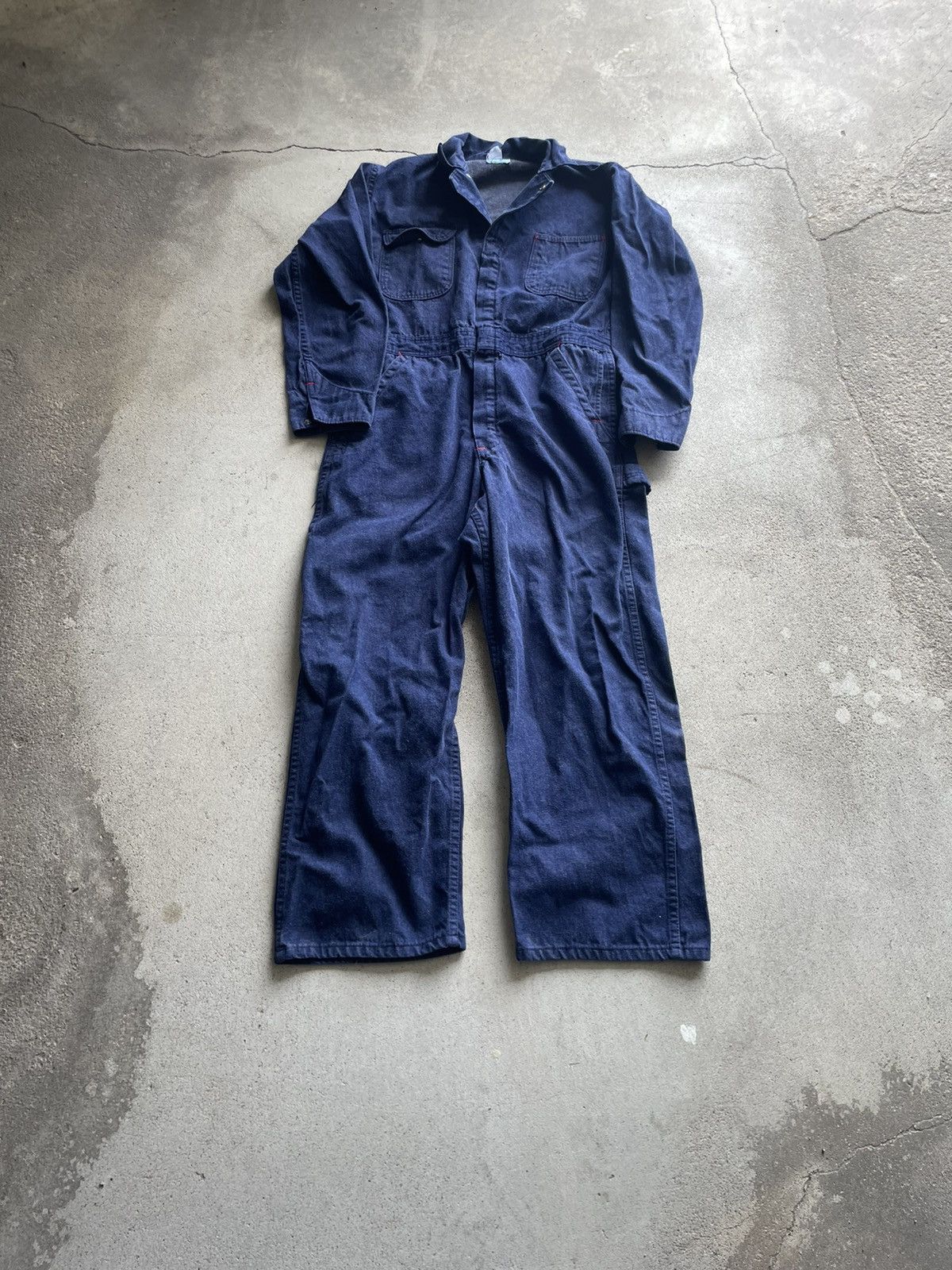 Vintage 60s Wrangler Denim coveralls - greenwatershopping.com