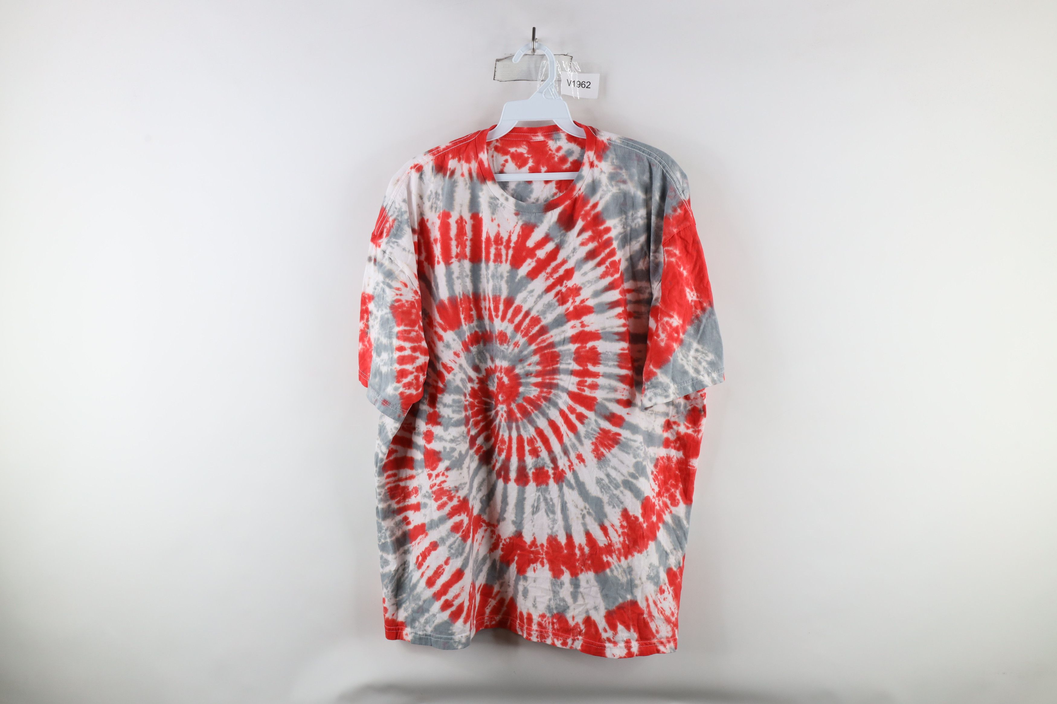 Vintage Vintage 90s Streetwear Tie Dye Swirl Short Sleeve T-Shirt Size US XL / EU 56 / 4 - 1 Thumbnail