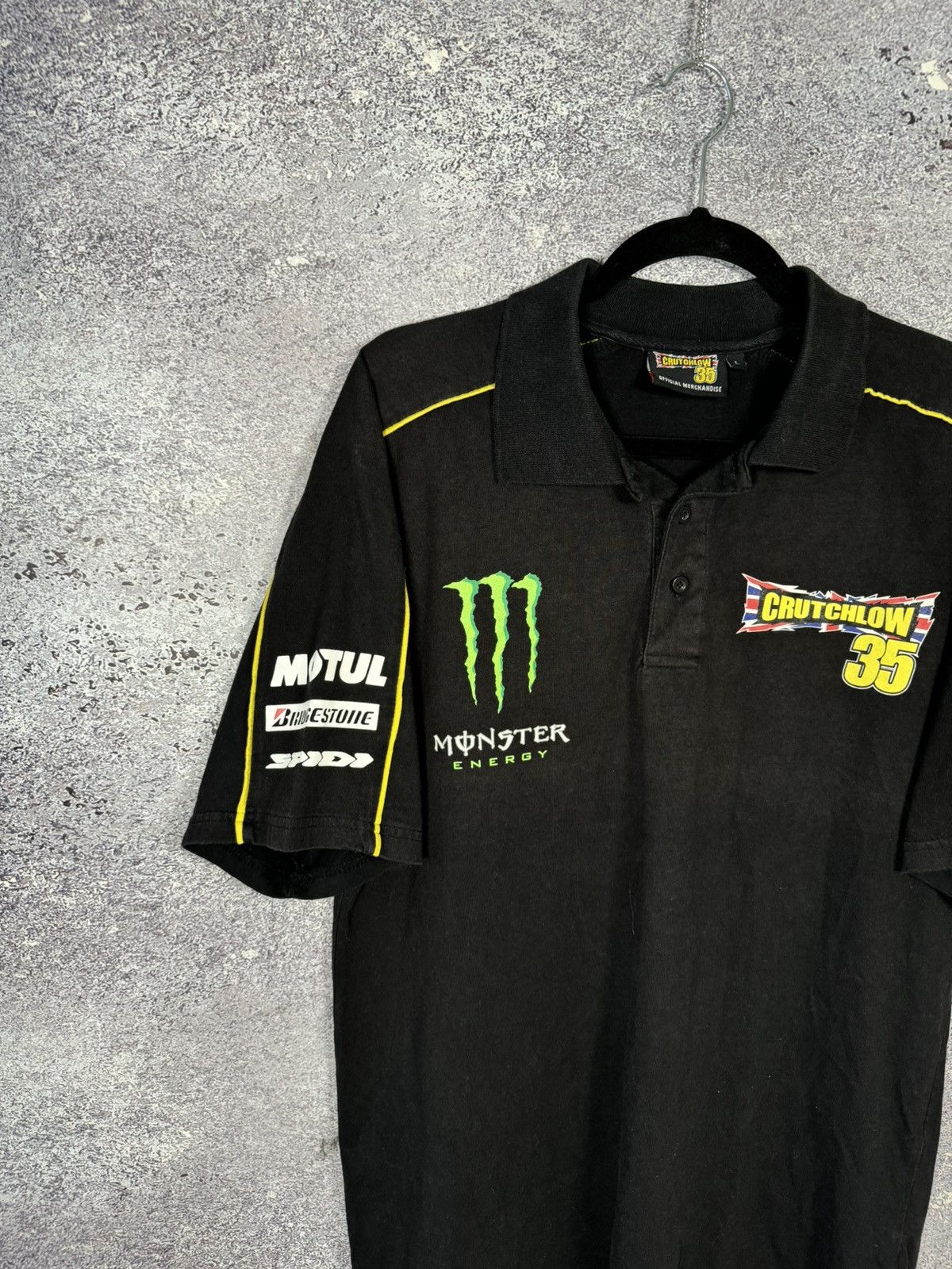 Vintage Cal Critchlow 35 Signed Official Merchandise Racing Polo Size US L / EU 52-54 / 3 - 3 Thumbnail