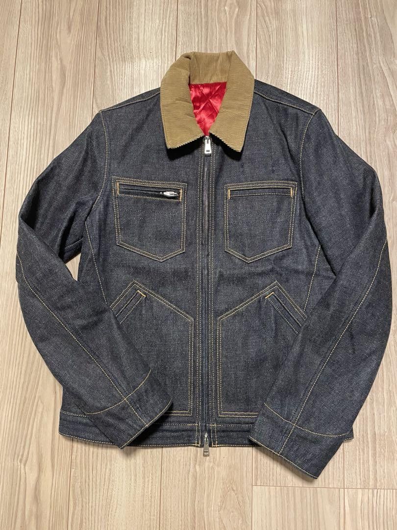 image of Number N Ine Aw08 "my Own Private Portland" Denim Jacket in Blue, Men's (Size Medium)