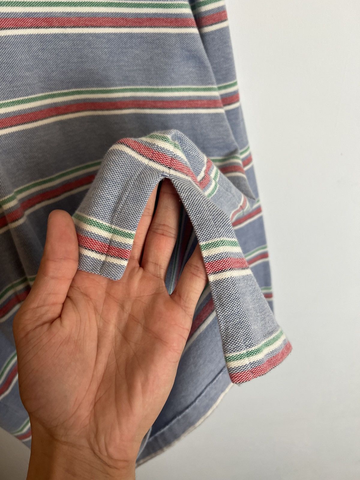 Polo Ralph Lauren Vintage Polo Ralph Lauren Rugby Shirt Red & Blue Striped Size US L / EU 52-54 / 3 - 5 Thumbnail