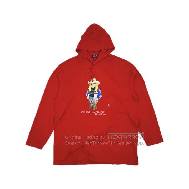 Polo Ralph Lauren Polo Ralph Lauren Bear Print Hooded Long-Sleeve T-Shirt. Size US XL / EU 56 / 4 - 2 Thumbnail
