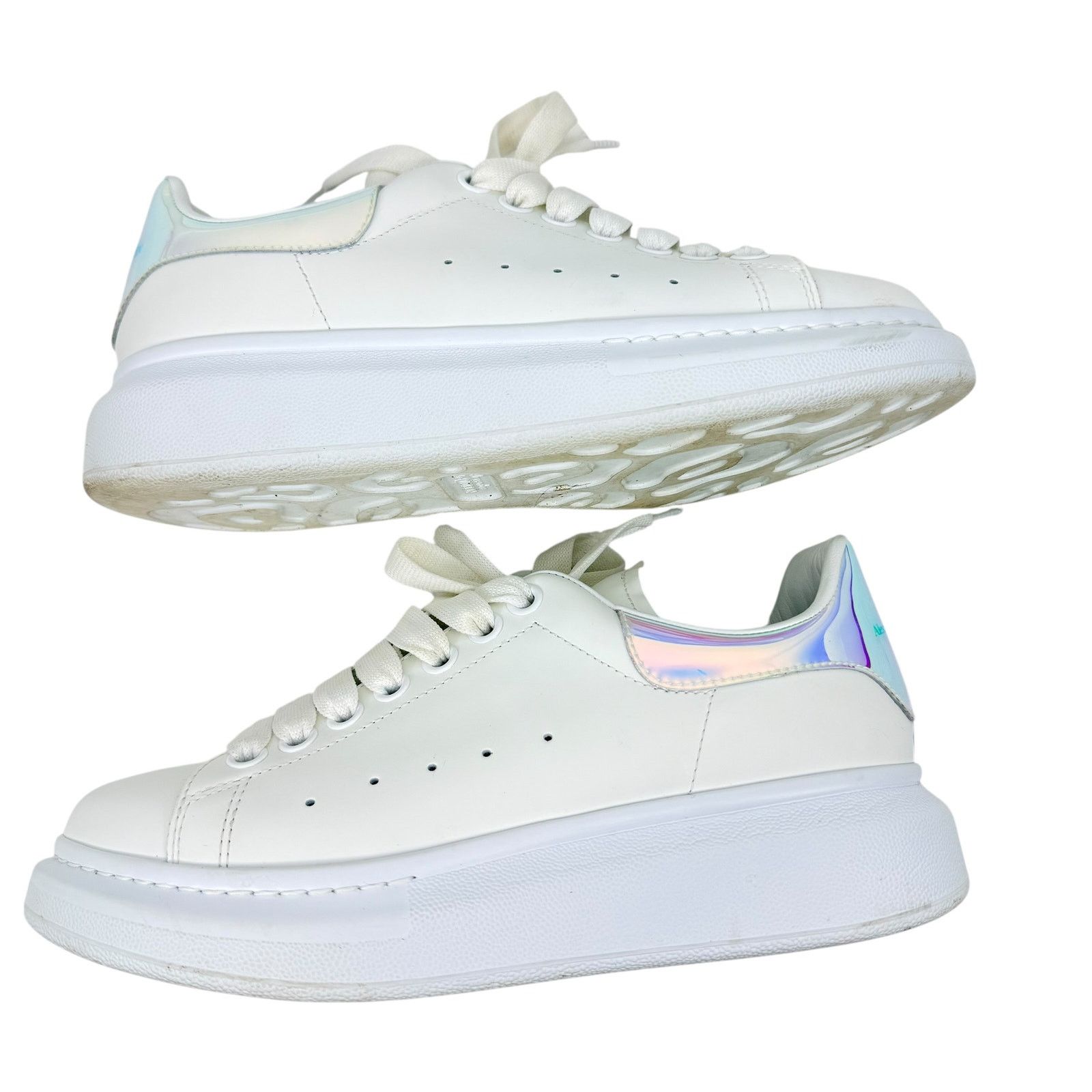 Alexander McQueen Alexander Mcqueen Oversized Pearlescent Sneakers Shock Pink Size US 8.5 / IT 38.5 - 7 Thumbnail