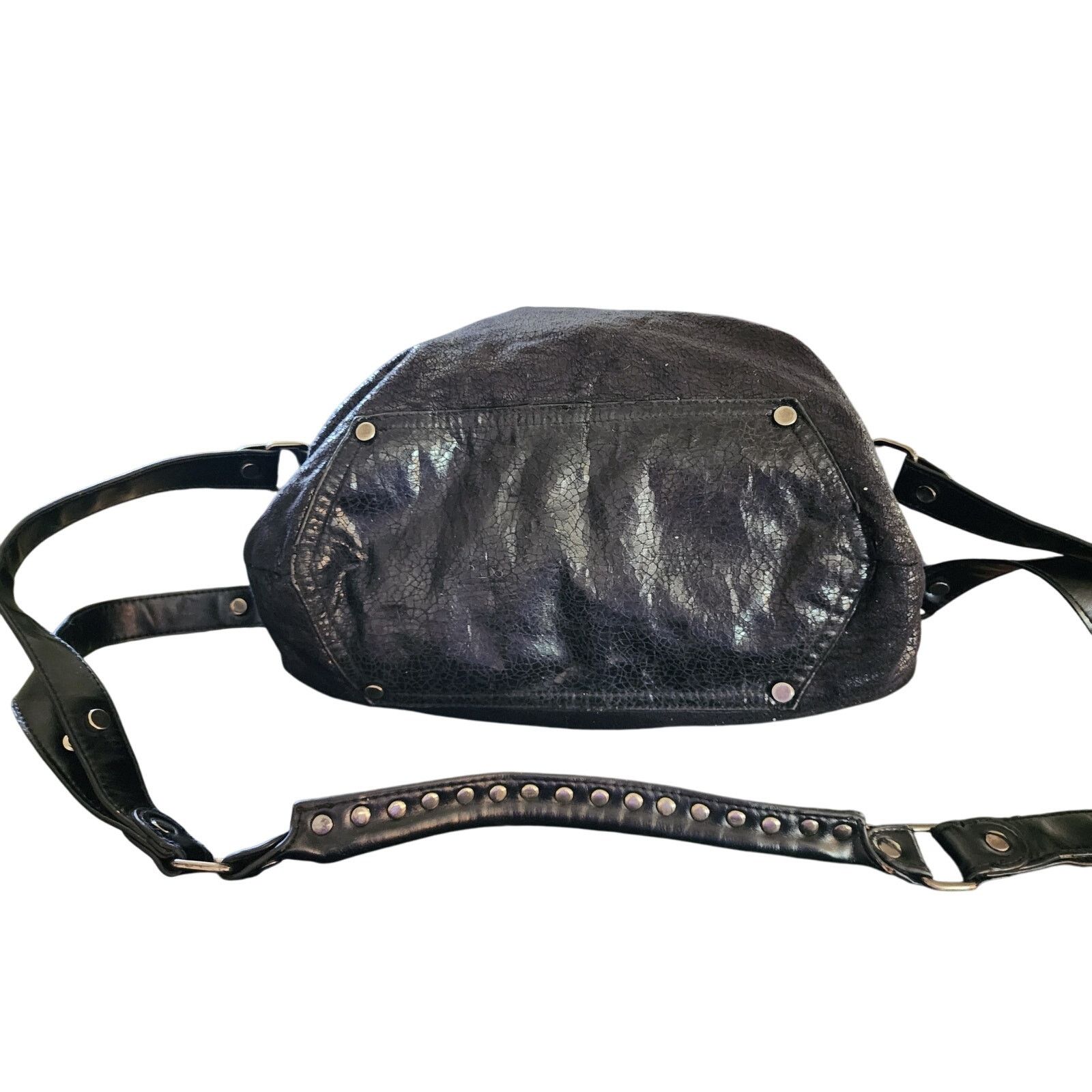 Kenneth Cole Kenneth Cole Reaction black bag fold over adjustable strap Size ONE SIZE - 5 Thumbnail