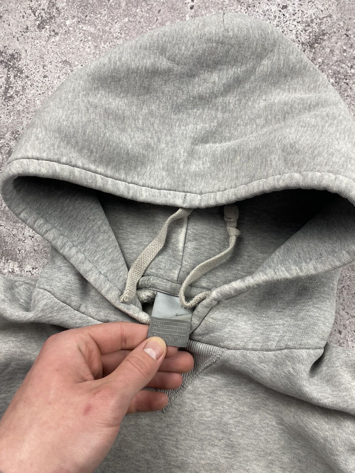Nike × Vintage USA VINTAGE NIKE DISTRESSED THRASHED BAGGY HOODIE CREWNECK Size US XL / EU 56 / 4 - 7 Thumbnail
