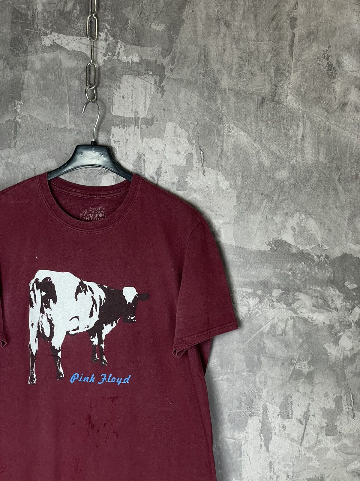 Band Tees × Pink Floyd × Vintage Vintage 2000 Pink Floyd COW tee distressed Size US S / EU 44-46 / 1 - 3 Thumbnail