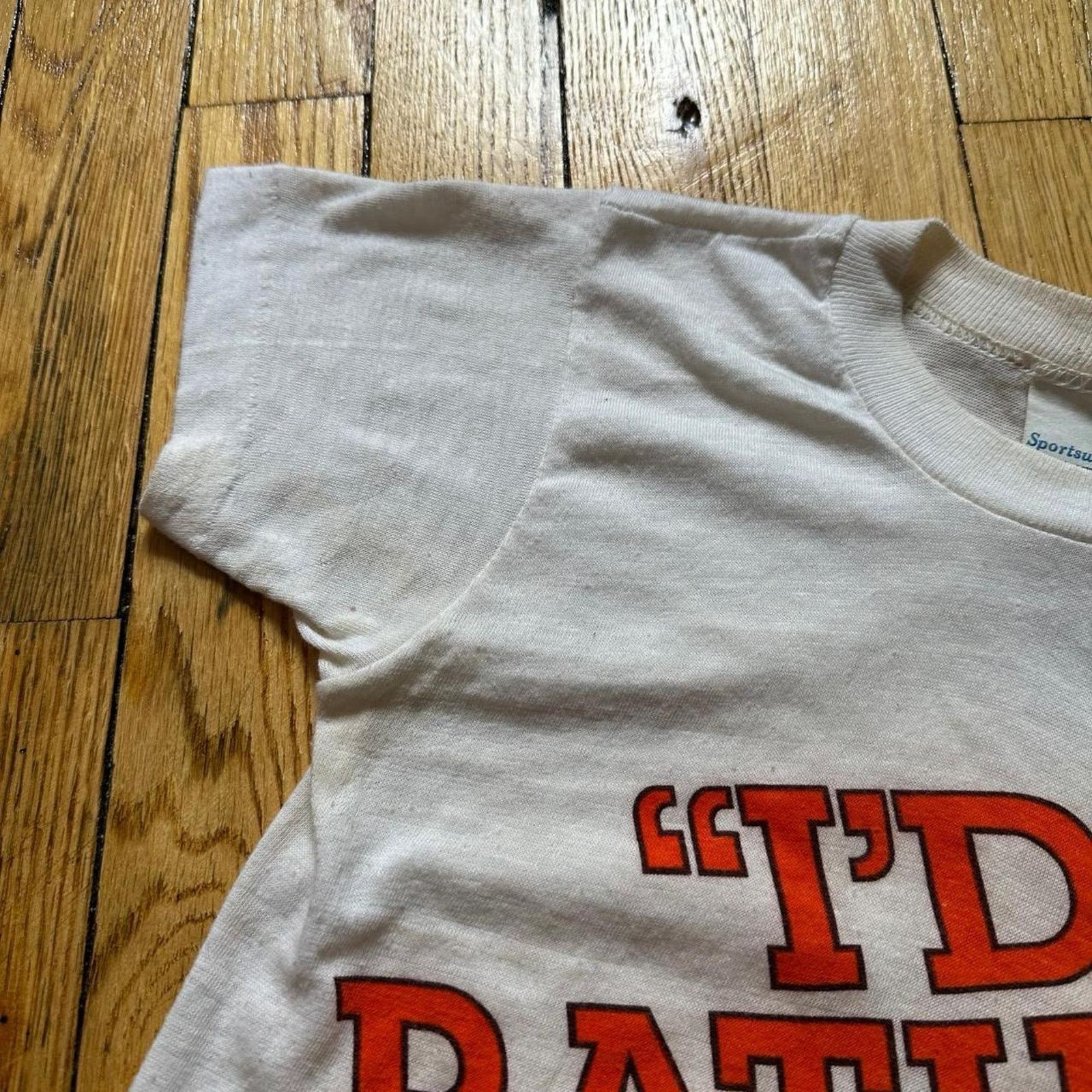 Vintage Vintage 70s Rax Roast Beef Graphic Fitted Tight Baby Tee Size XS / US 0-2 / IT 36-38 - 3 Thumbnail