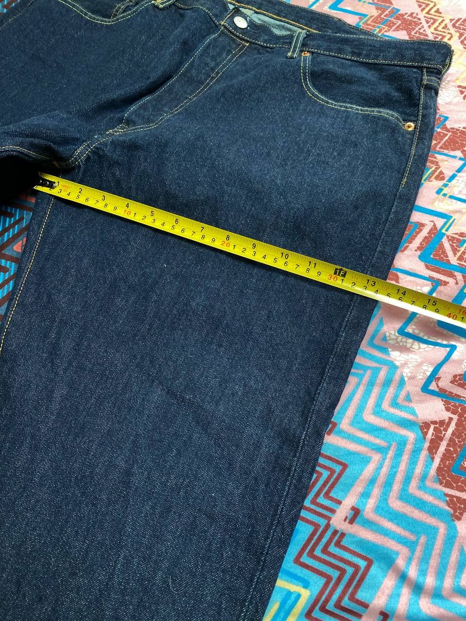 Levi's vintage blue jeans Levi's 501 crazy Y2K w38 streetwear Size US 38 / EU 54 - 10 Thumbnail