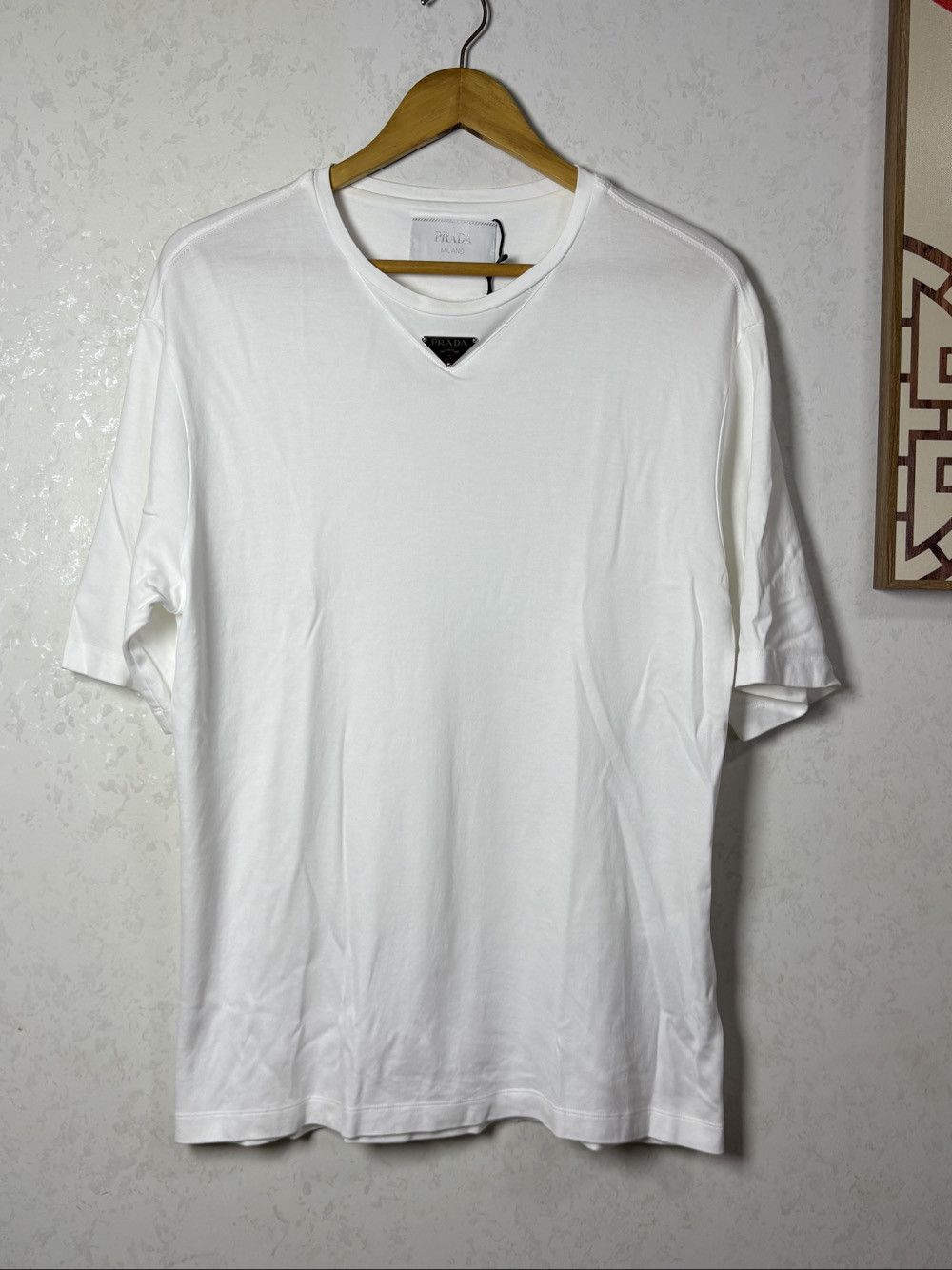 Prada Prada Logo T-Shirt White Size S Size US S / EU 44-46 / 1 - 1 Thumbnail