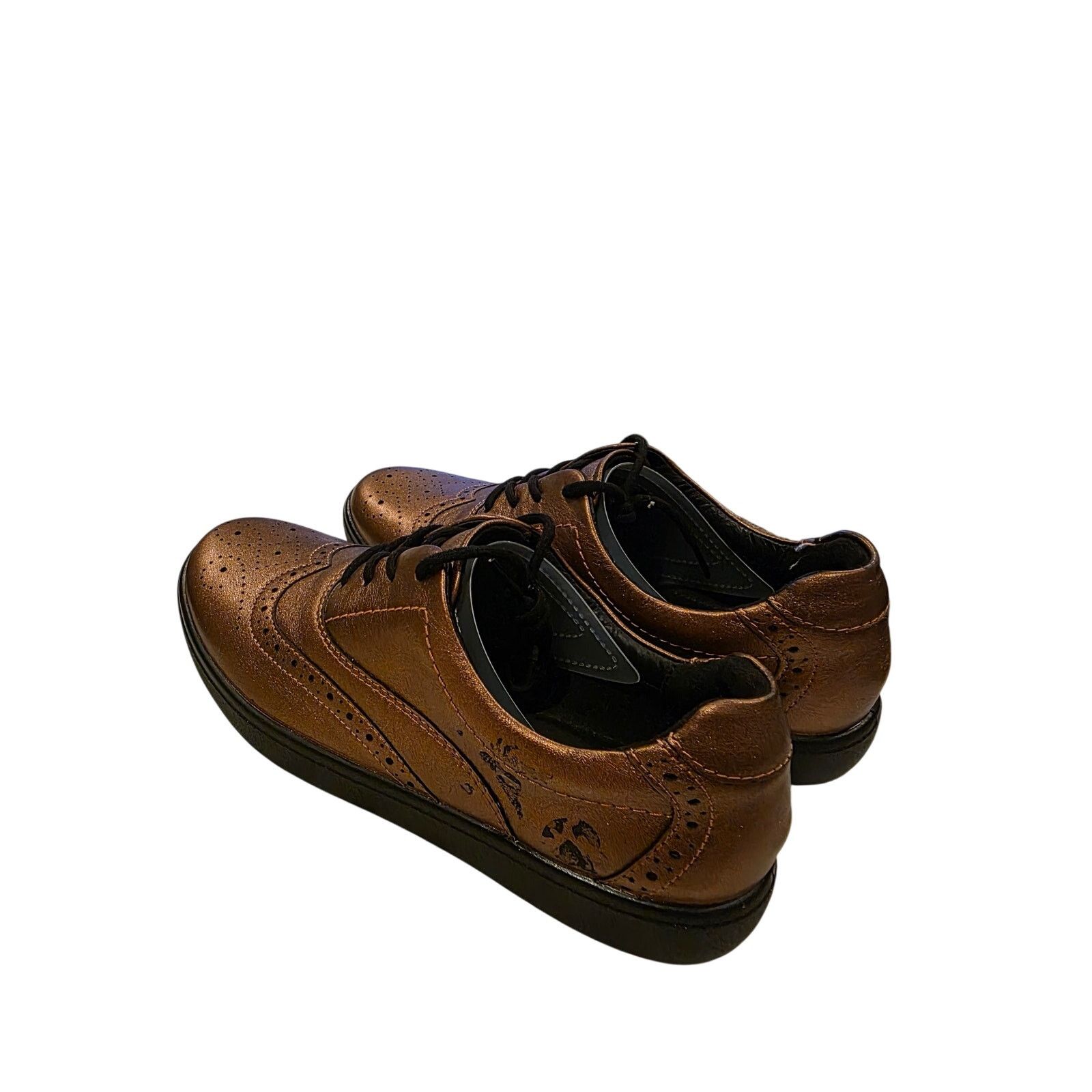 Hilo Hattie Hotter Metallic Bronze Wingtip Oxford Shoes Womens 7.5 Size US 7.5 / IT 37.5 - 4 Thumbnail