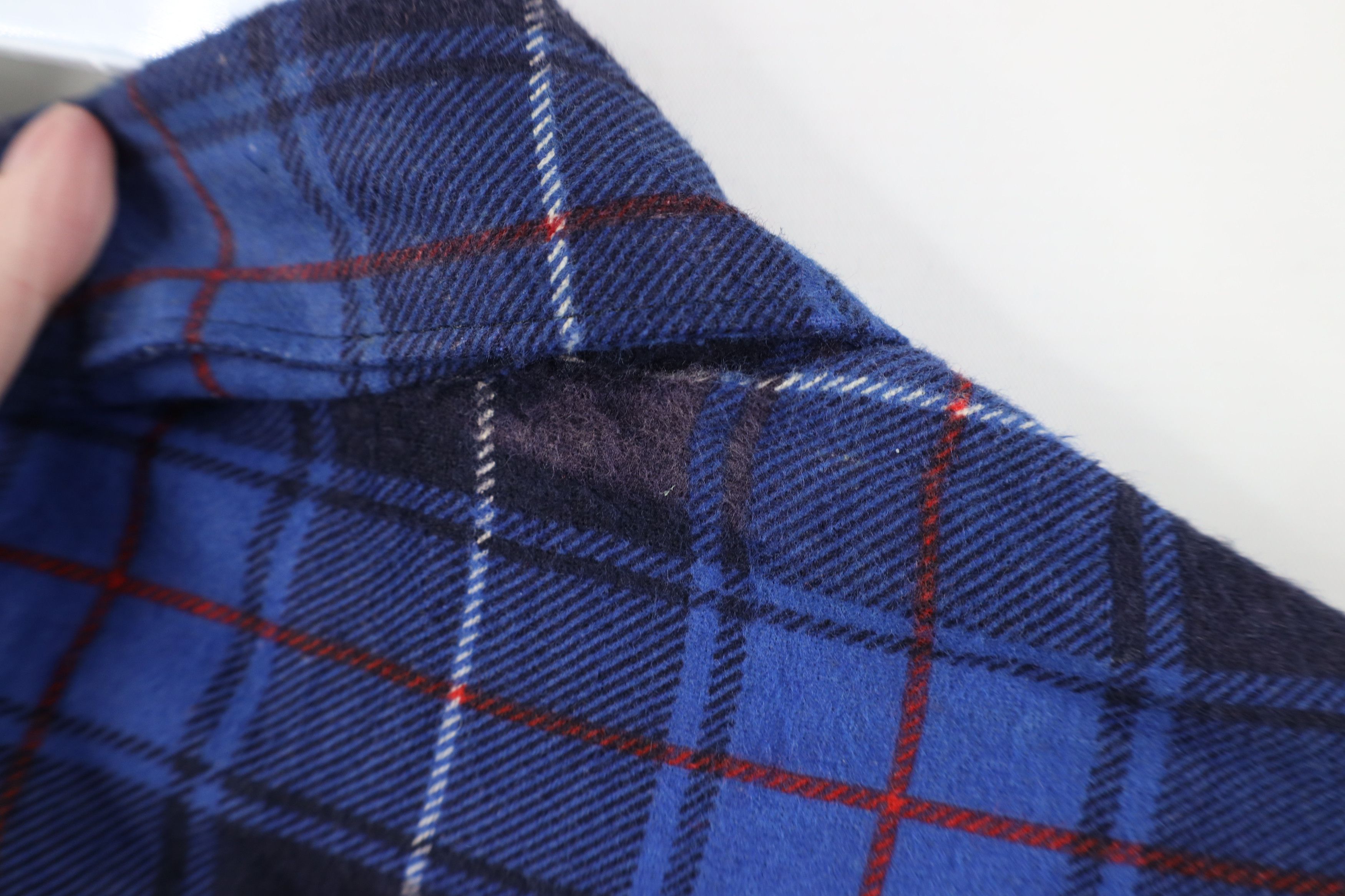 Vintage Deadstock Vintage 70s Streetwear Flannel Button Shirt Plaid Size US L / EU 52-54 / 3 - 11 Thumbnail