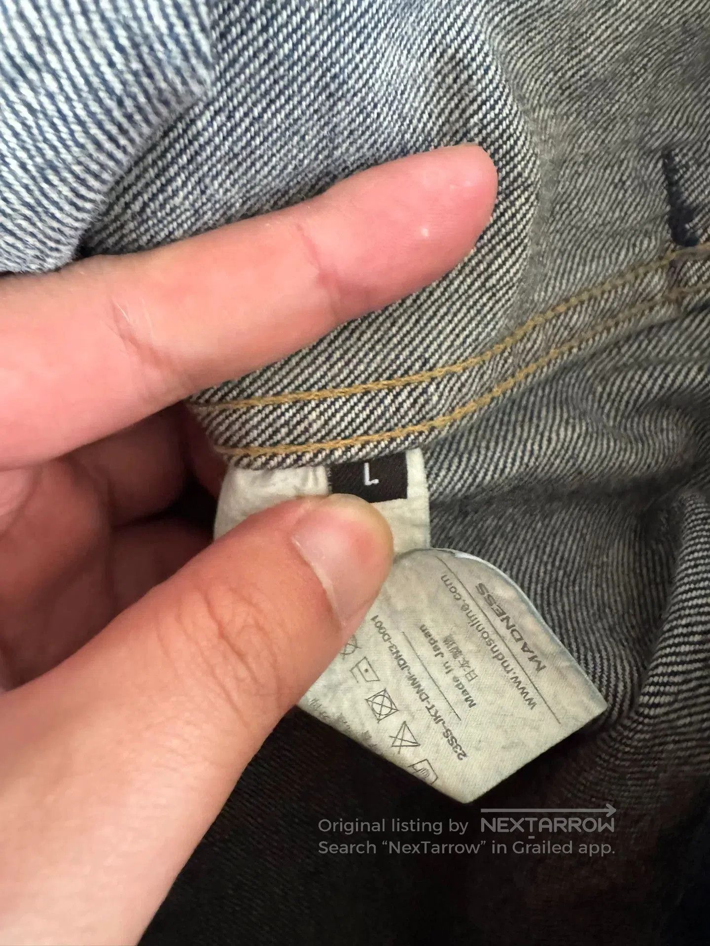 Madness Madness 23SS Japanese Denim Jacket. Size US L / EU 52-54 / 3 - 7 Thumbnail