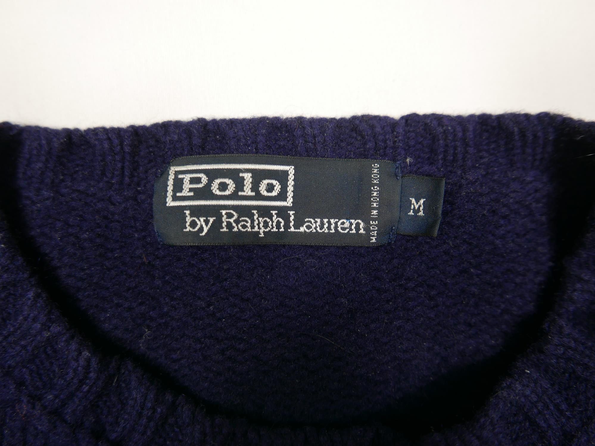 Polo Ralph Lauren Polo Ralph Lauren Sweater Navy Wool USA Flag Vintage M Size US M / EU 48-50 / 2 - 3 Thumbnail