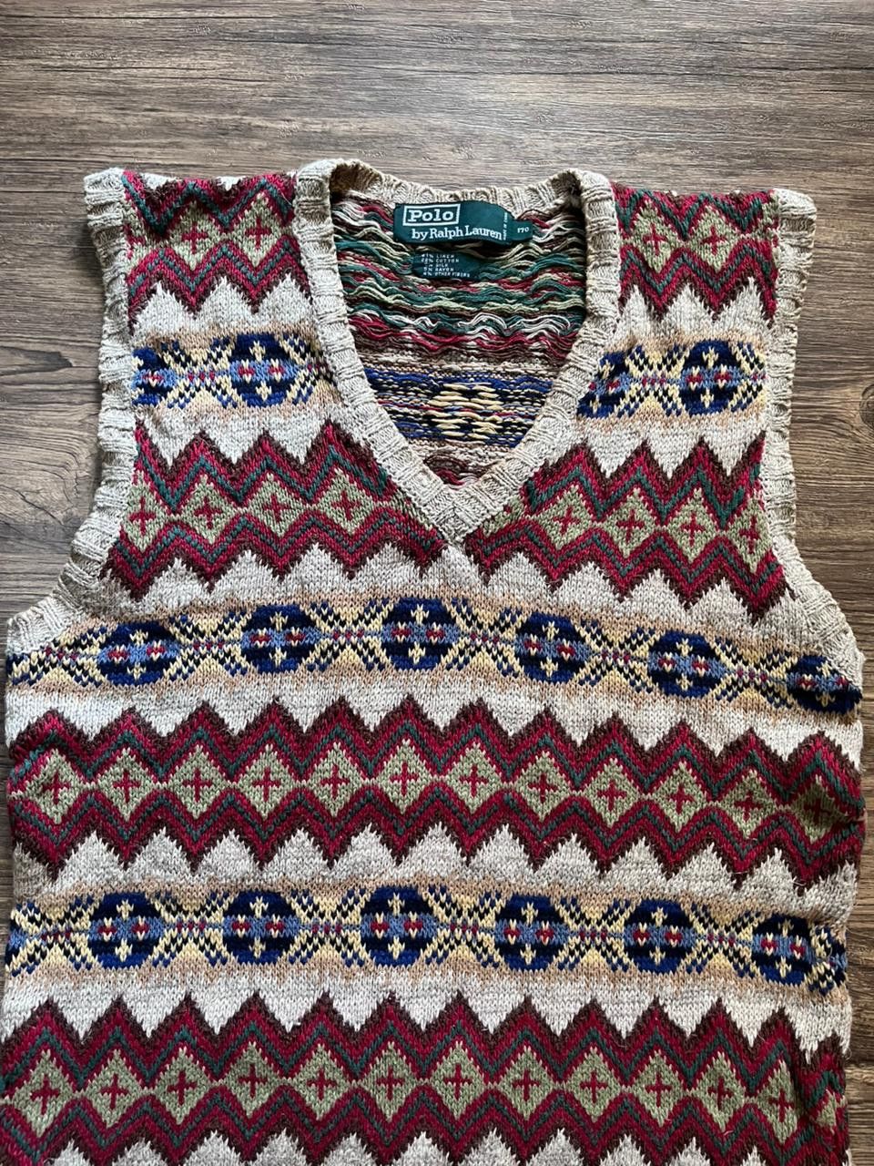 Polo Ralph Lauren Polo Ralph Lauren Fair Isle Sweater Vest Size US S / EU 44-46 / 1 - 3 Thumbnail