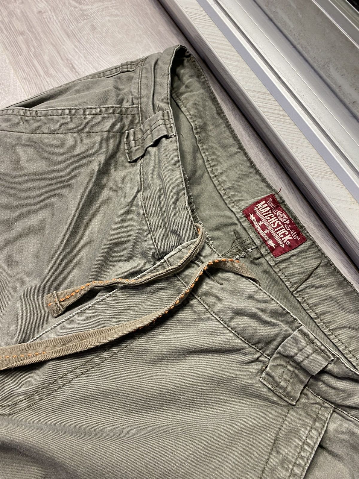 Japanese Brand × Vintage Vintage Matchstick Bondage Multi Pocket Cargo Pants Size US 34 / EU 50 - 7 Thumbnail