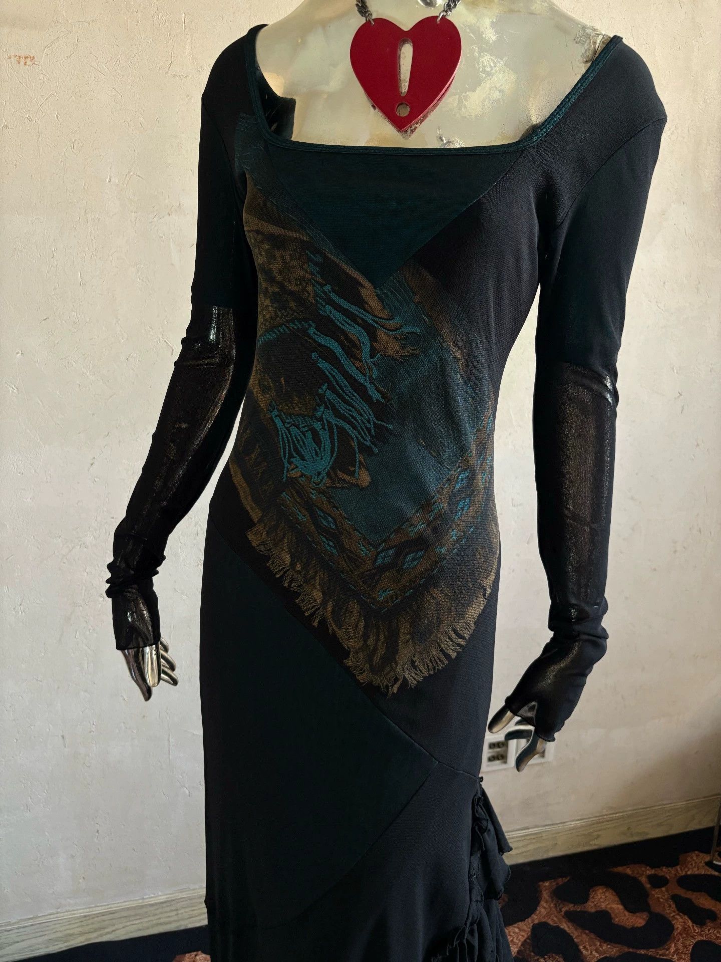 Other Save The Queen women's asymmetric cake pleat mermaid dress Size L / US 10 / IT 46 - 4 Thumbnail