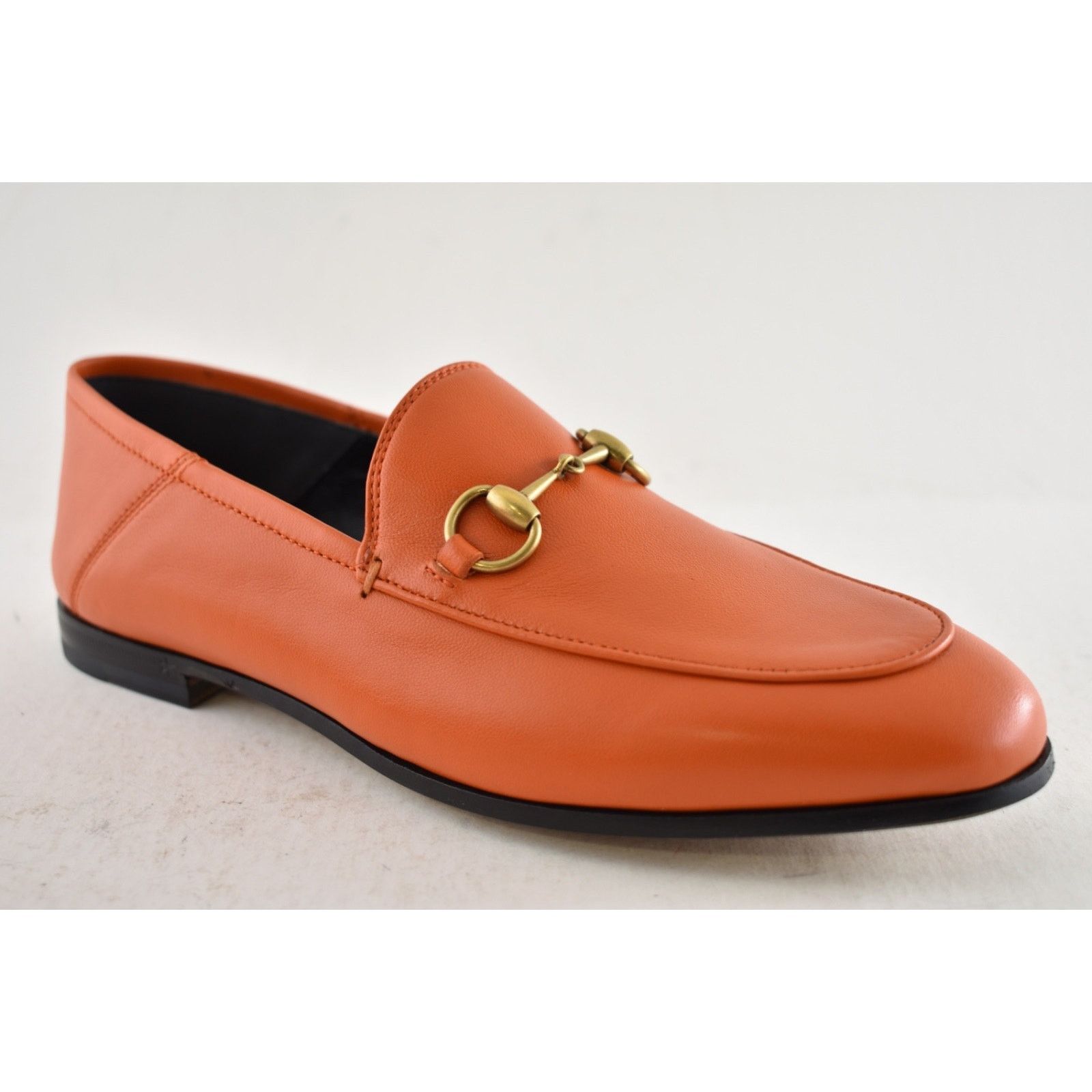 Gucci Gucci Brixton Collapsible Deep Orange Leather Horsebit Size US 6 / IT 36 - 5 Thumbnail