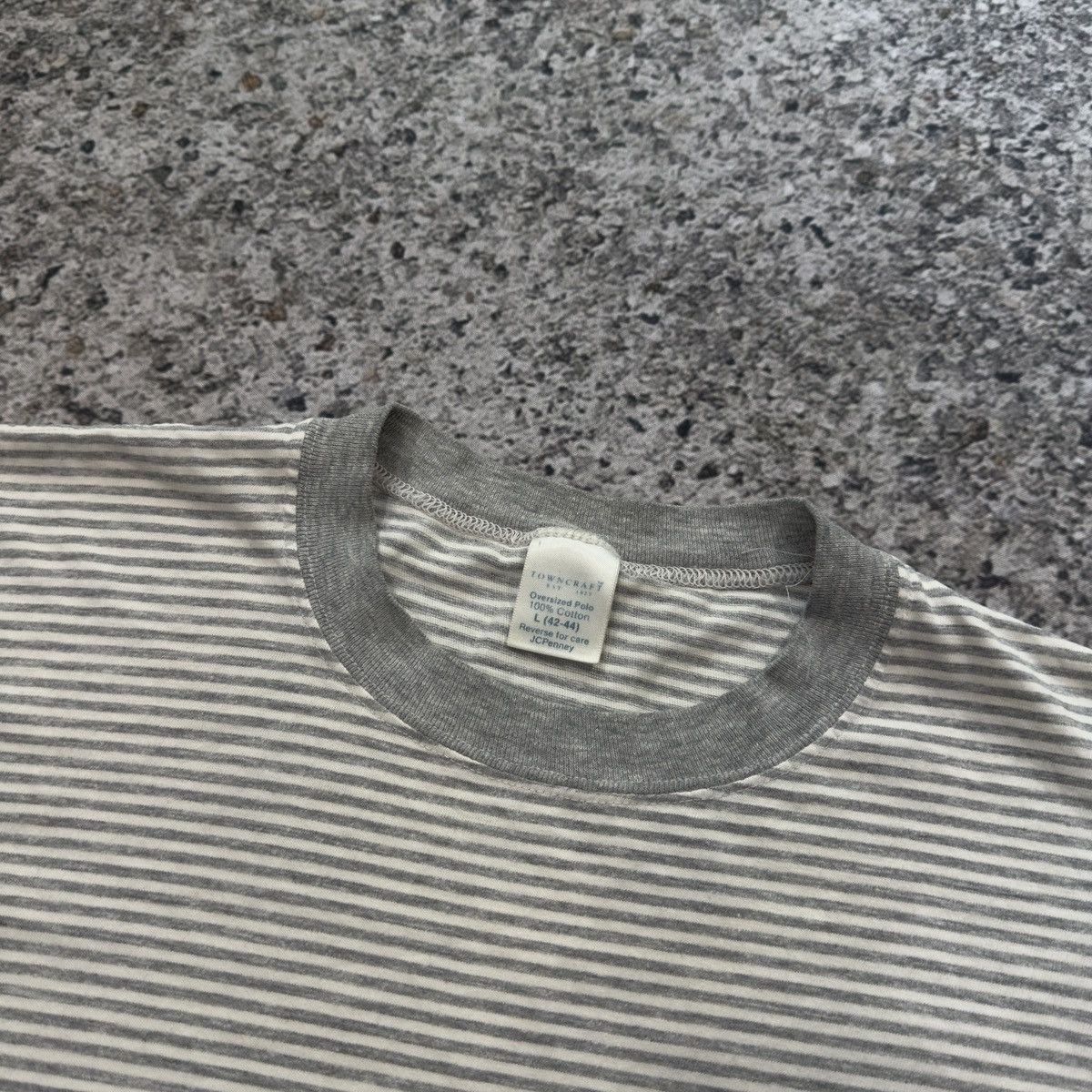 Vintage 90s Striped Thrashed Faded Pocket Shirt ERD Grunge Chrome Size US L / EU 52-54 / 3 - 3 Thumbnail
