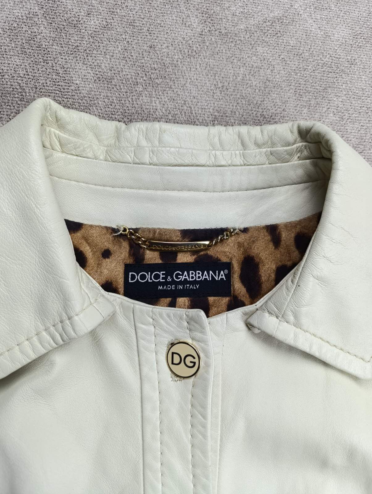Dolce & Gabbana Dolce & Gabbana Cropped Sheepskin Leather Jacket Size M / US 6-8 / IT 42-44 - 8 Thumbnail