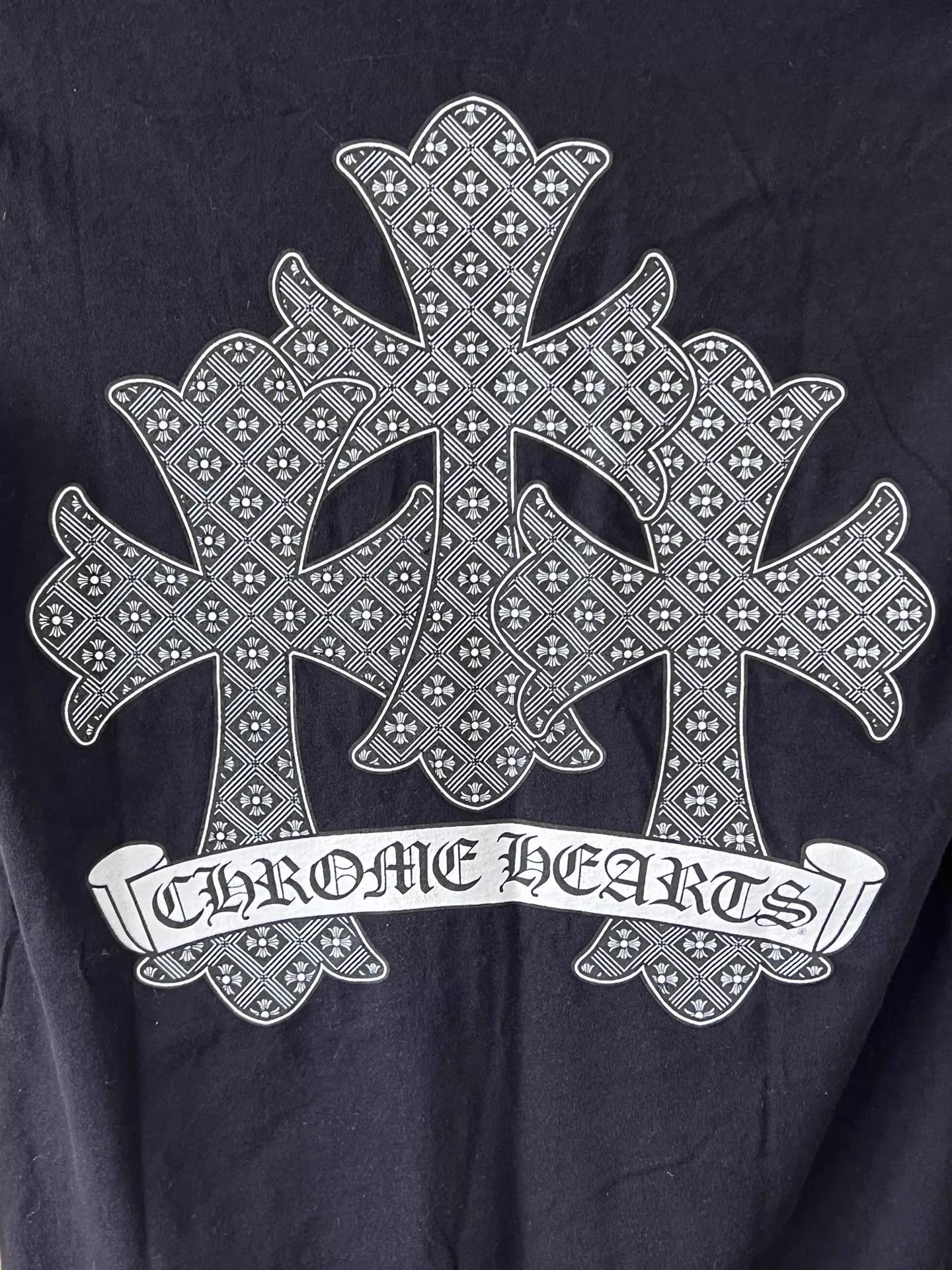 Chrome Hearts Chrome Hearts Black 30 Cross V-neck Short Sleeve T-shirt XS Size XS / US 0-2 / IT 36-38 - 6 Thumbnail