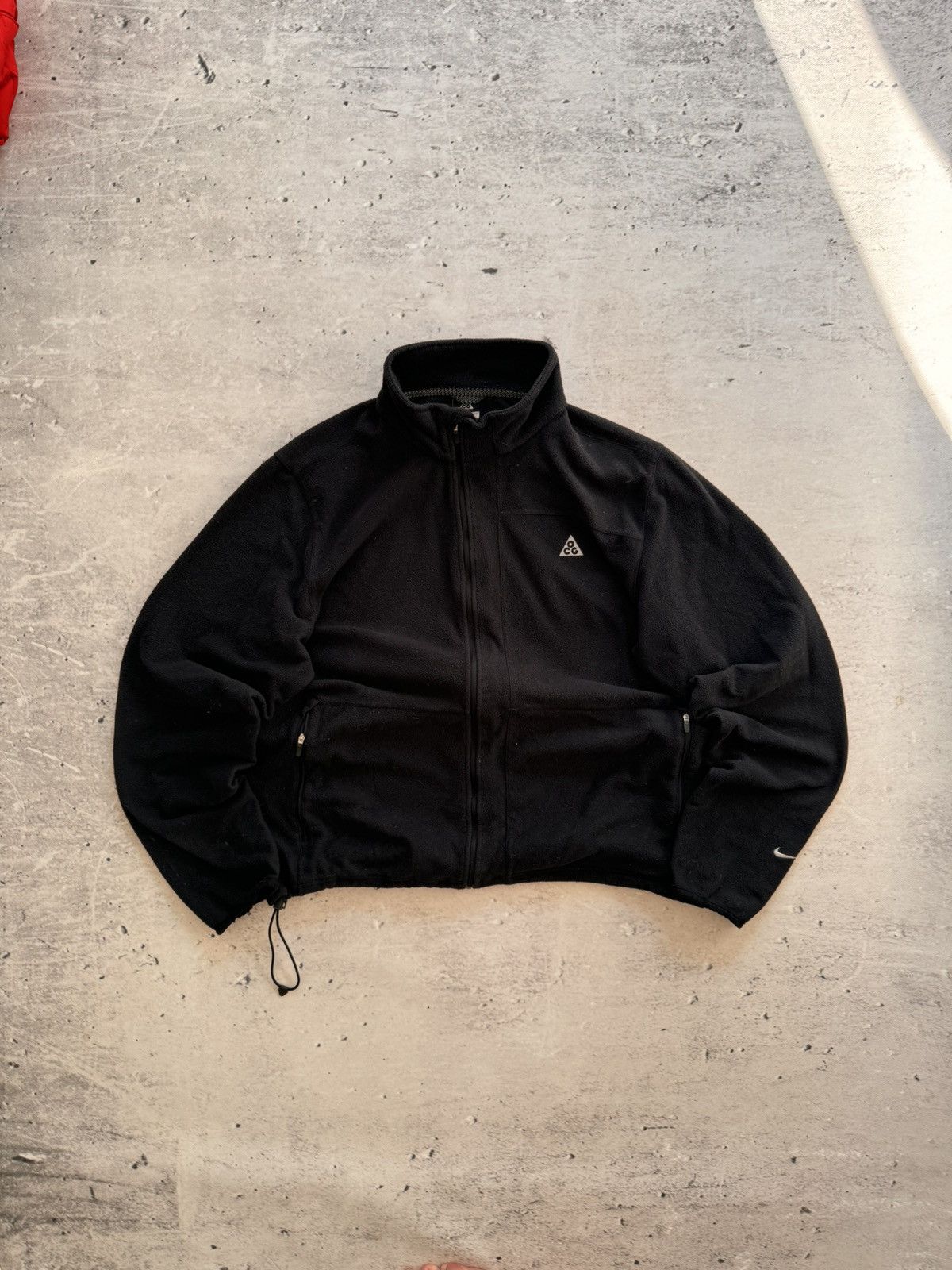 Nike × Nike ACG × Vintage NIKE ACG TEDDY FLEECE VINTAGE BASIC LOGO OVERSIZE ZIP HOODIE Size US XL / EU 56 / 4 - 1 Thumbnail