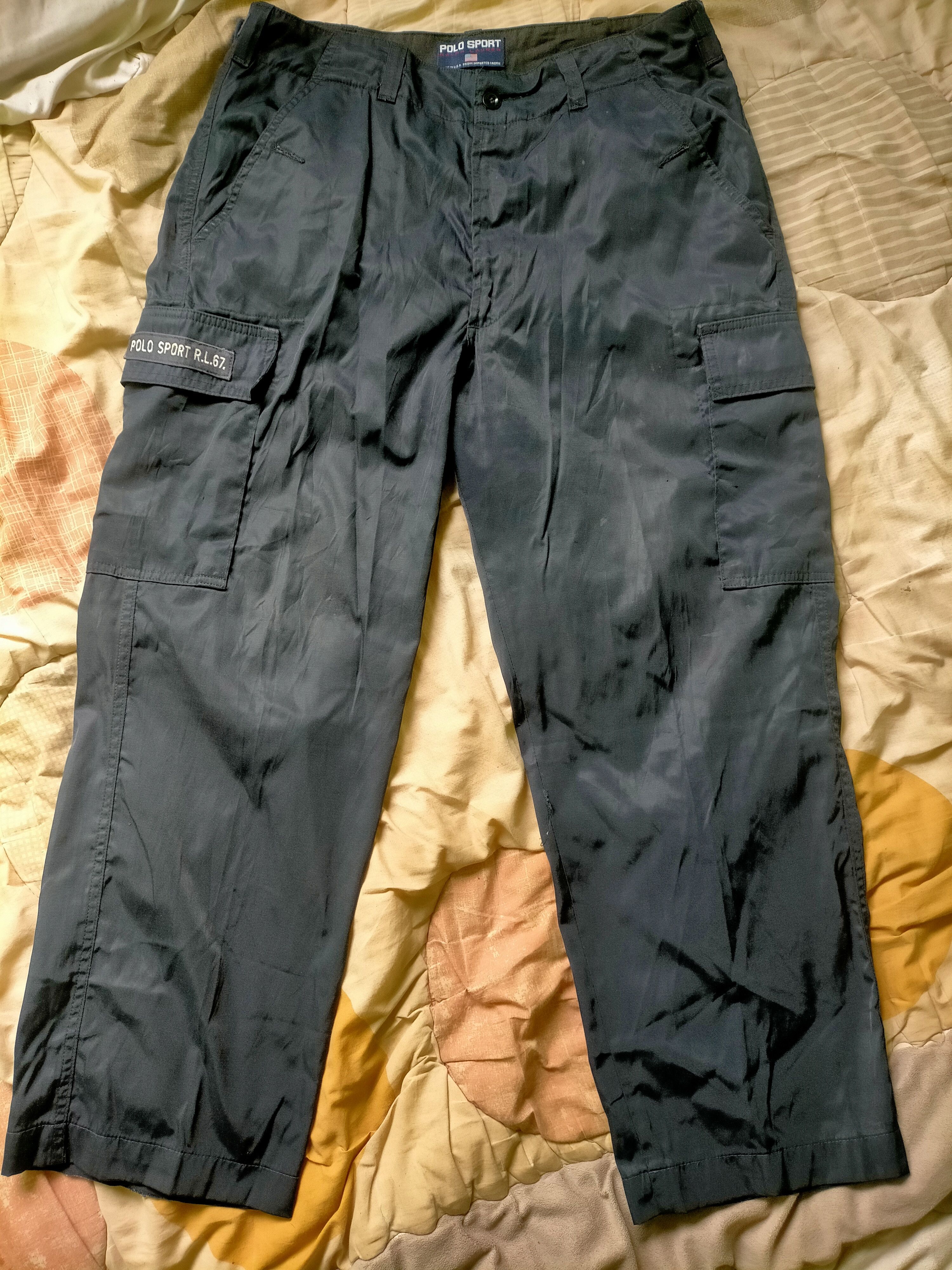 Polo Ralph Lauren Vintage Polo Sport Ralph Lauren RL 67 Cargo Pants Size US 35 - 1 Thumbnail