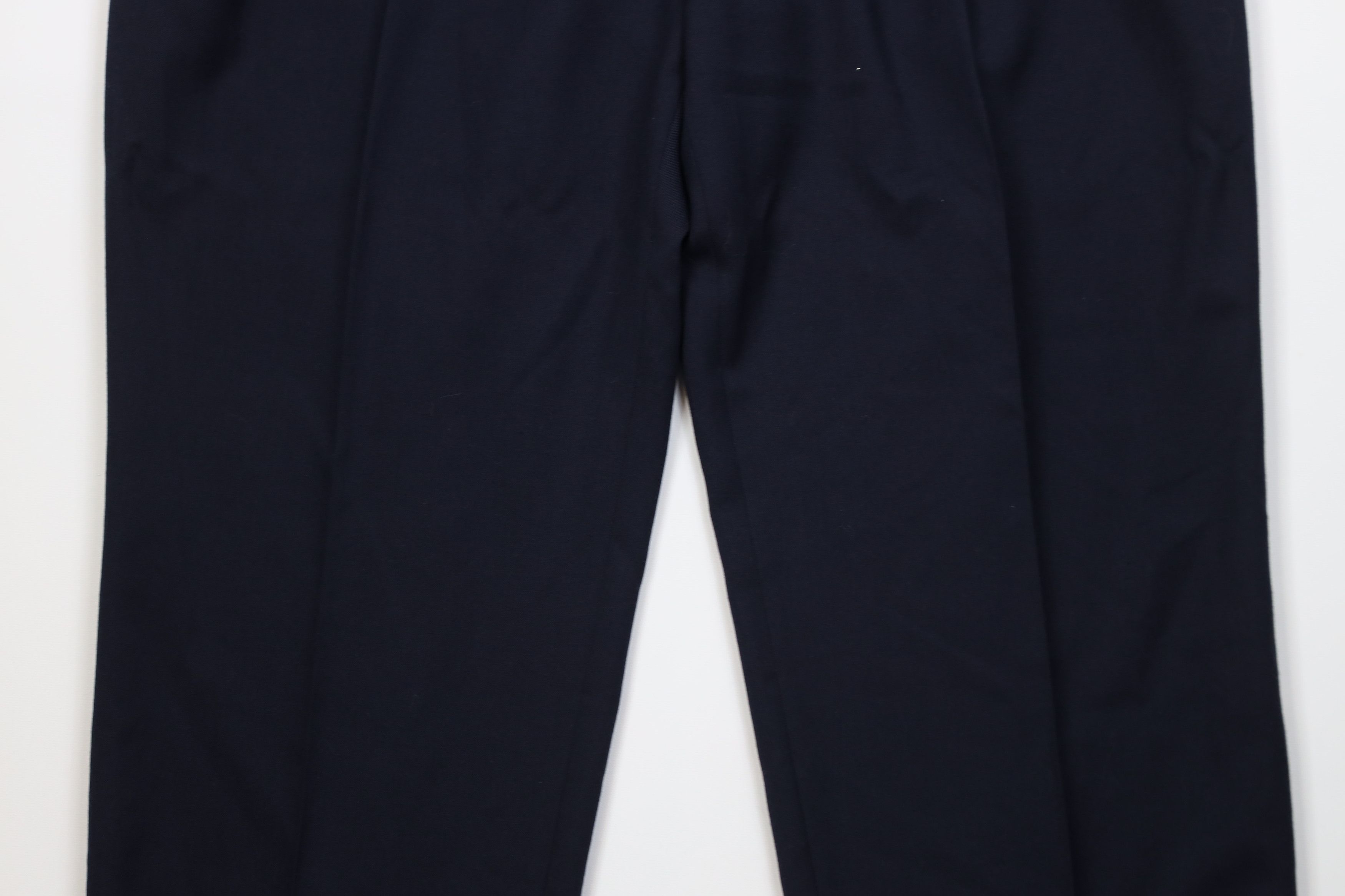 Vintage Vintage 90s Streetwear Wool Blend Knit Wide Leg Chino Pants Size US 38 / EU 54 - 3 Thumbnail