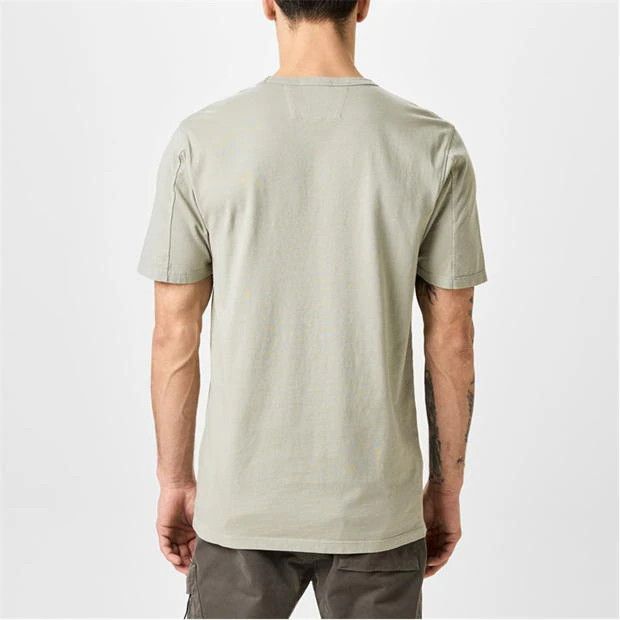 C.P. Company o1y1224 Logo Crewneck T-Shirt in Sage Green Size US XS / EU 42 / 0 - 4 Thumbnail