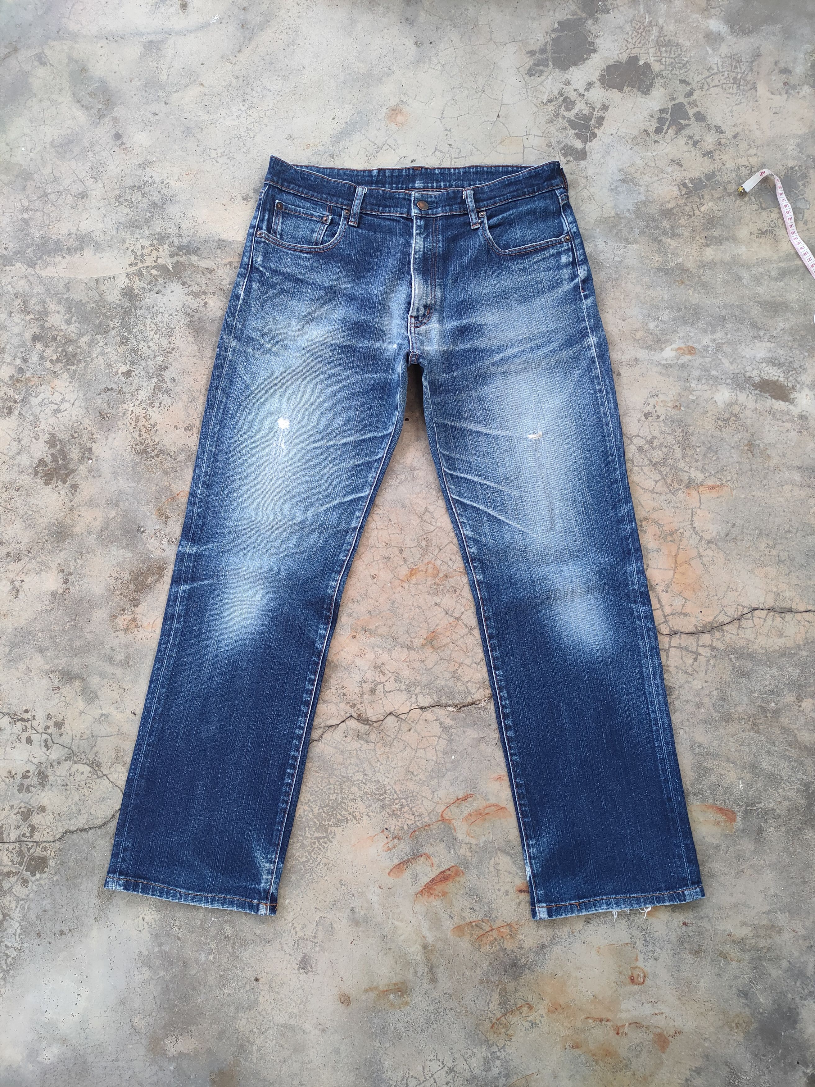 Japanese Brand W34 VINTAGE JAPANESE DISTRESSED RIPPED JEANS DENIM PANTS Size US 34 / EU 50 - 1 Thumbnail