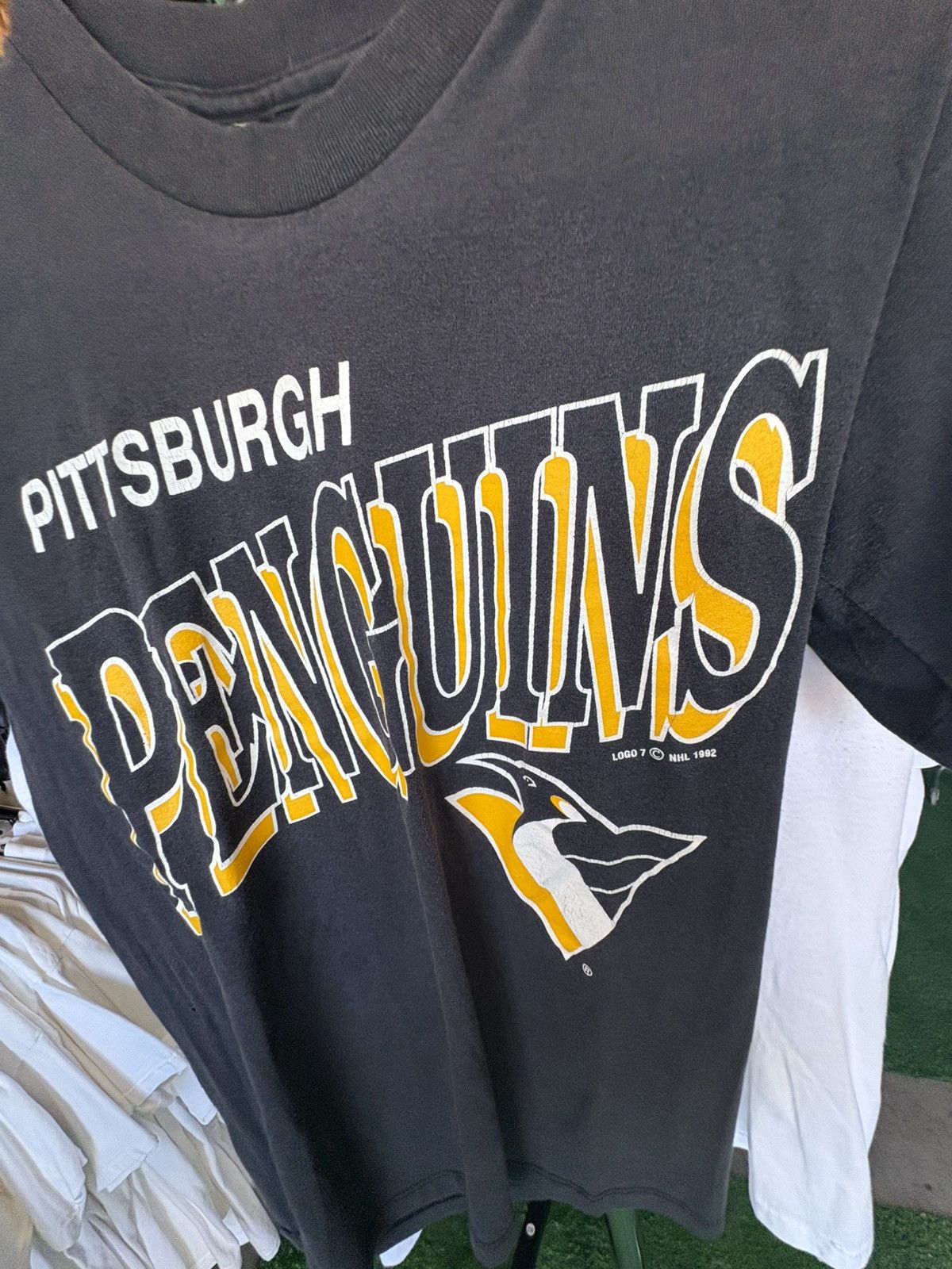 NHL Vintage 1992 Pittsburgh Penguins NHL T-Shirt Size US S / EU 44-46 / 1 - 2 Thumbnail
