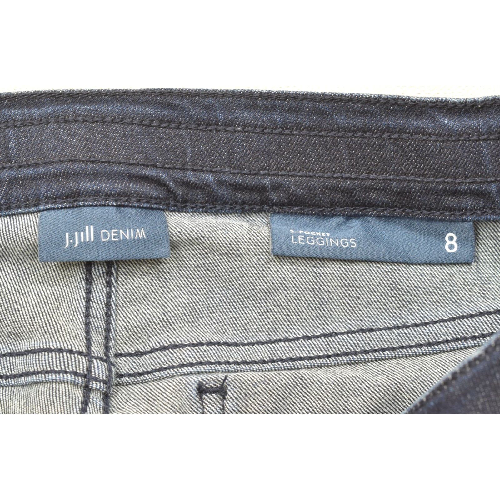 J. Jill J. Jill Denim Women's Size 8 Dark Wash 5-Pocket Leggings Tencel Lyocell Stretch Jegging Shirt Jeans Womens Jeans Women Size 30" / US 8 / IT 44 - 7 Thumbnail