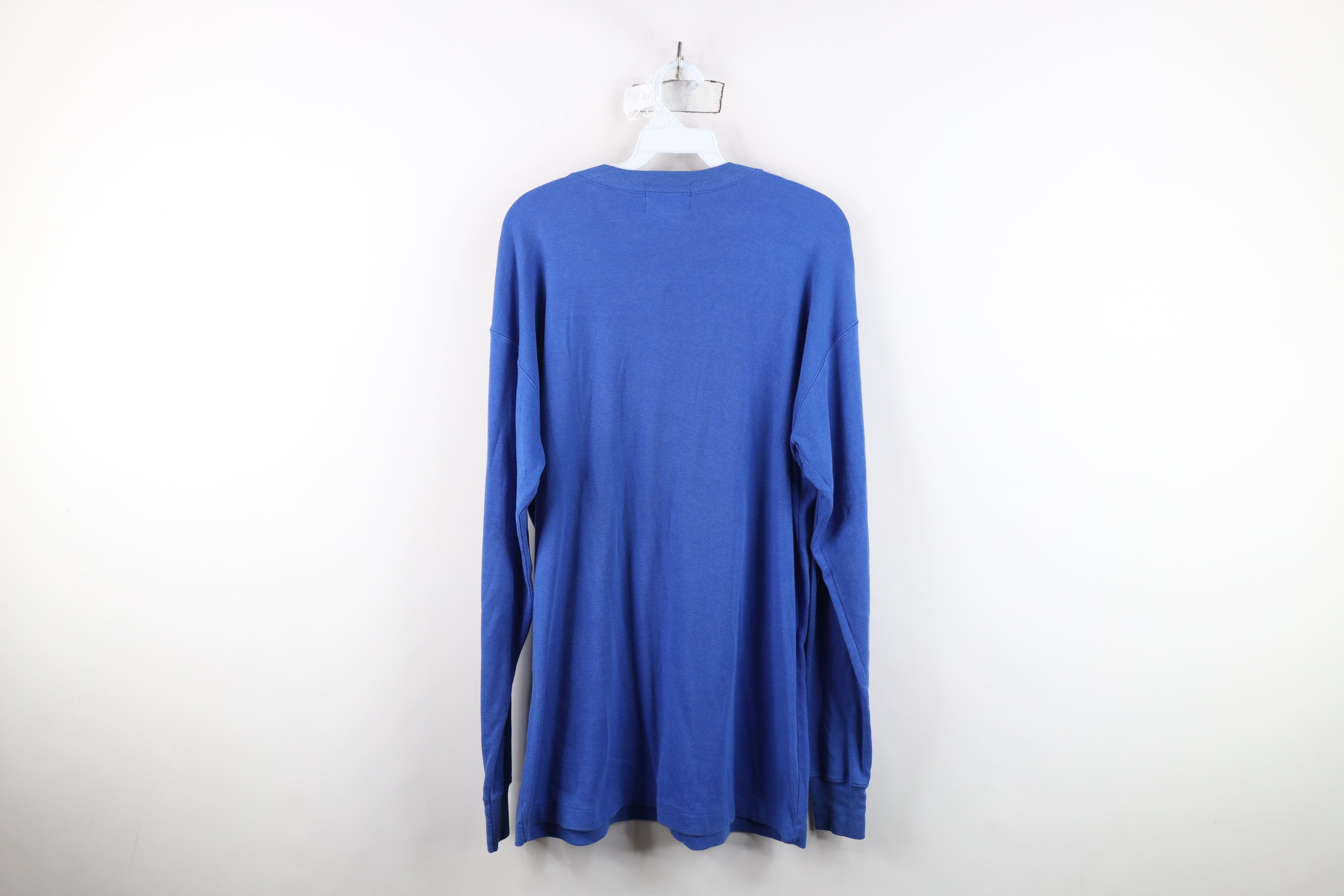 Vintage Vintage 90s Streetwear Soft Knit Long Sleeve Henley T-Shirt Size US XL / EU 56 / 4 - 9 Thumbnail