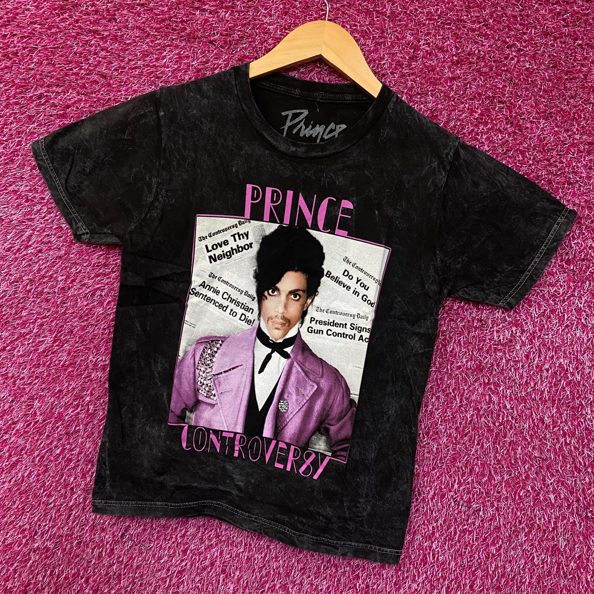 Prince Prince Controversy Washed Acid-Wash Graphic T-Shirt Small Size US S / EU 44-46 / 1 - 3 Thumbnail