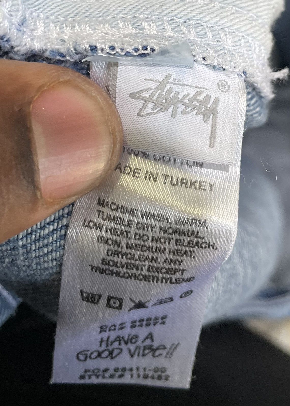 Stussy Stussy Denim Work Pants Blue Size US 34 / EU 50 - 8 Thumbnail