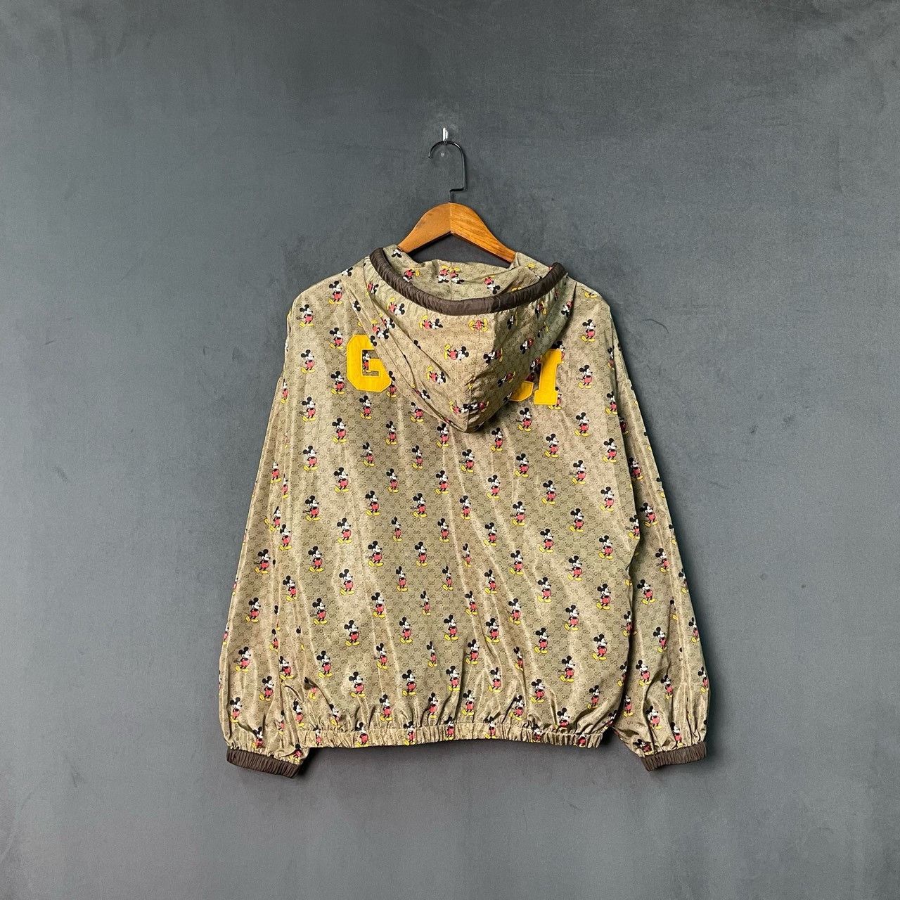 Gucci Gucci Brown Mickey full print windbreaker jacket 2501-Nexta Size US S / EU 44-46 / 1 - 2 Thumbnail